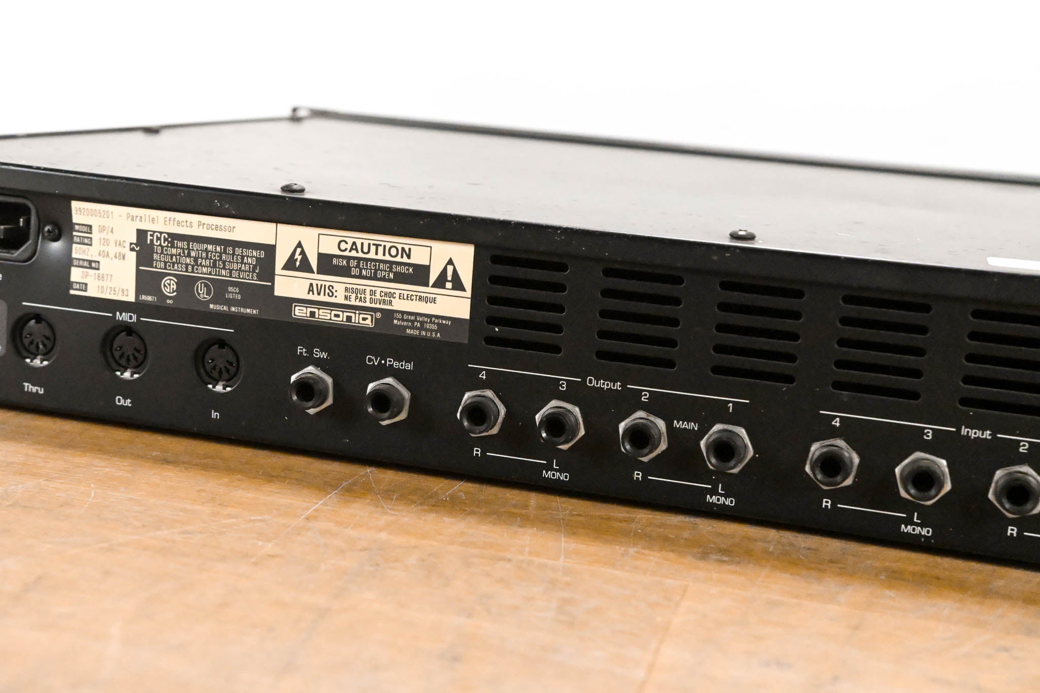 Ensoniq DP/4 Parallel Effects Processor