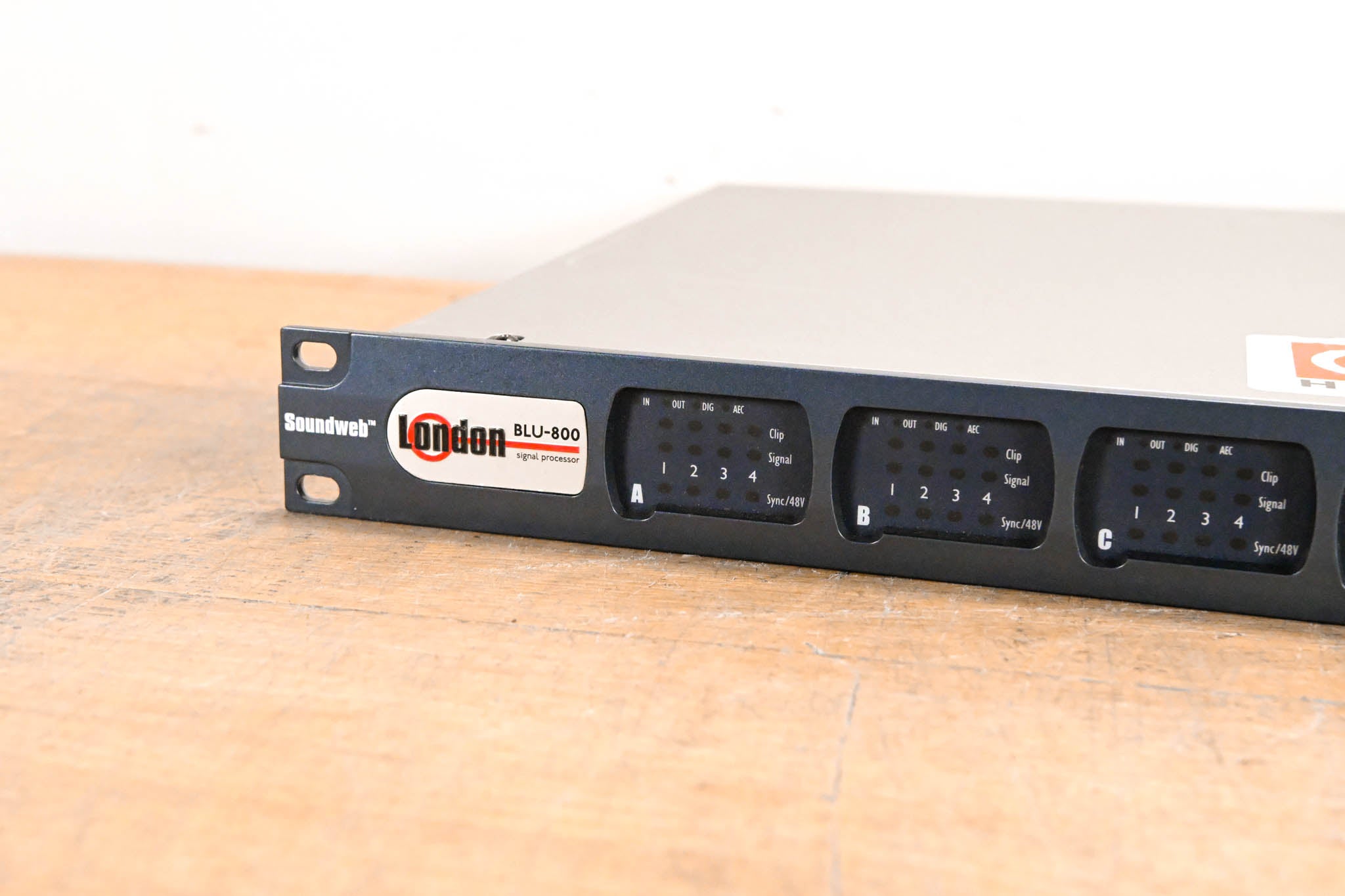 BSS London BLU-800 Signal Processor with BLU link and CobraNet