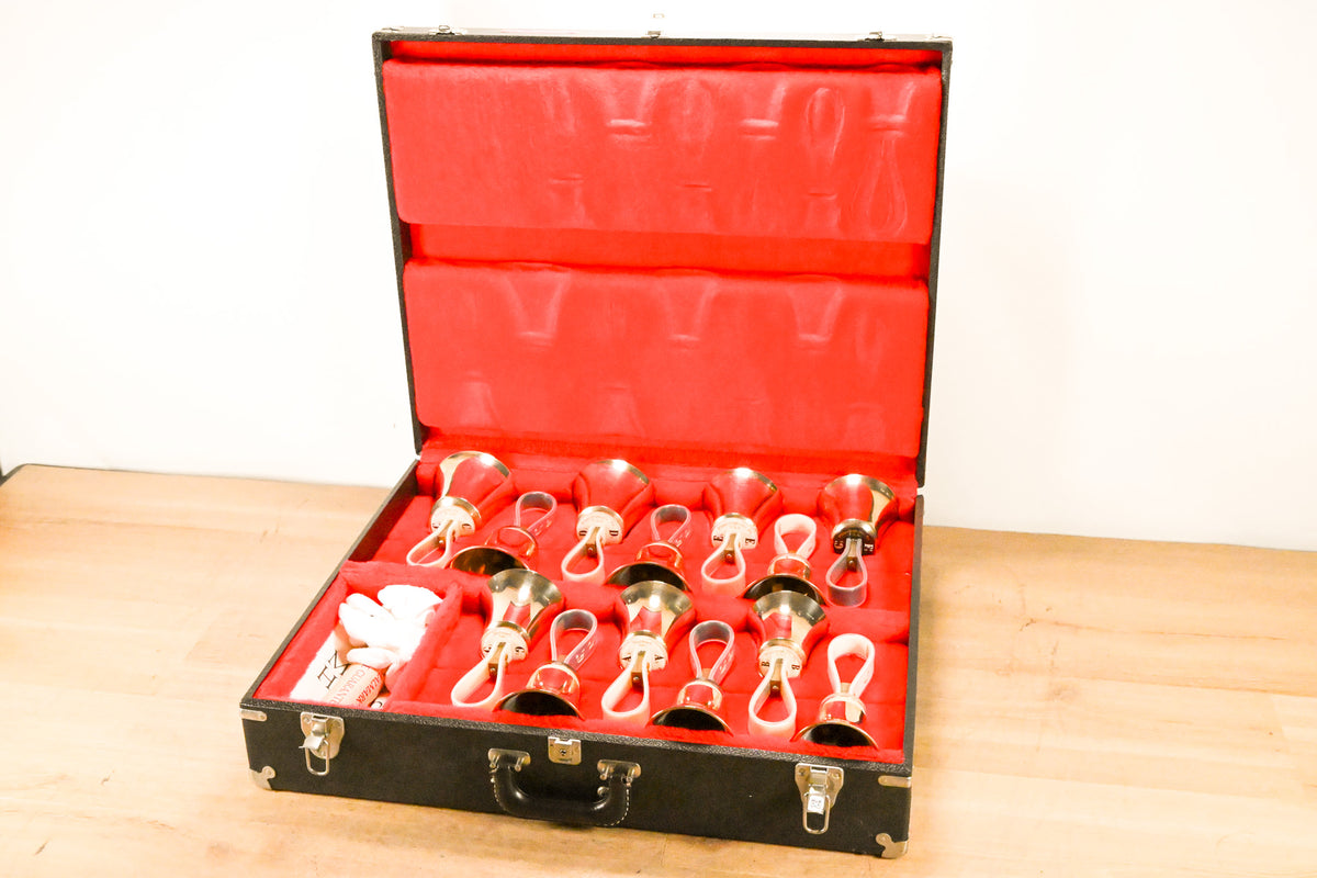 Malmark Three Octave Handbell Set (C4-C7) - 37 Bells w/ 4 Cases