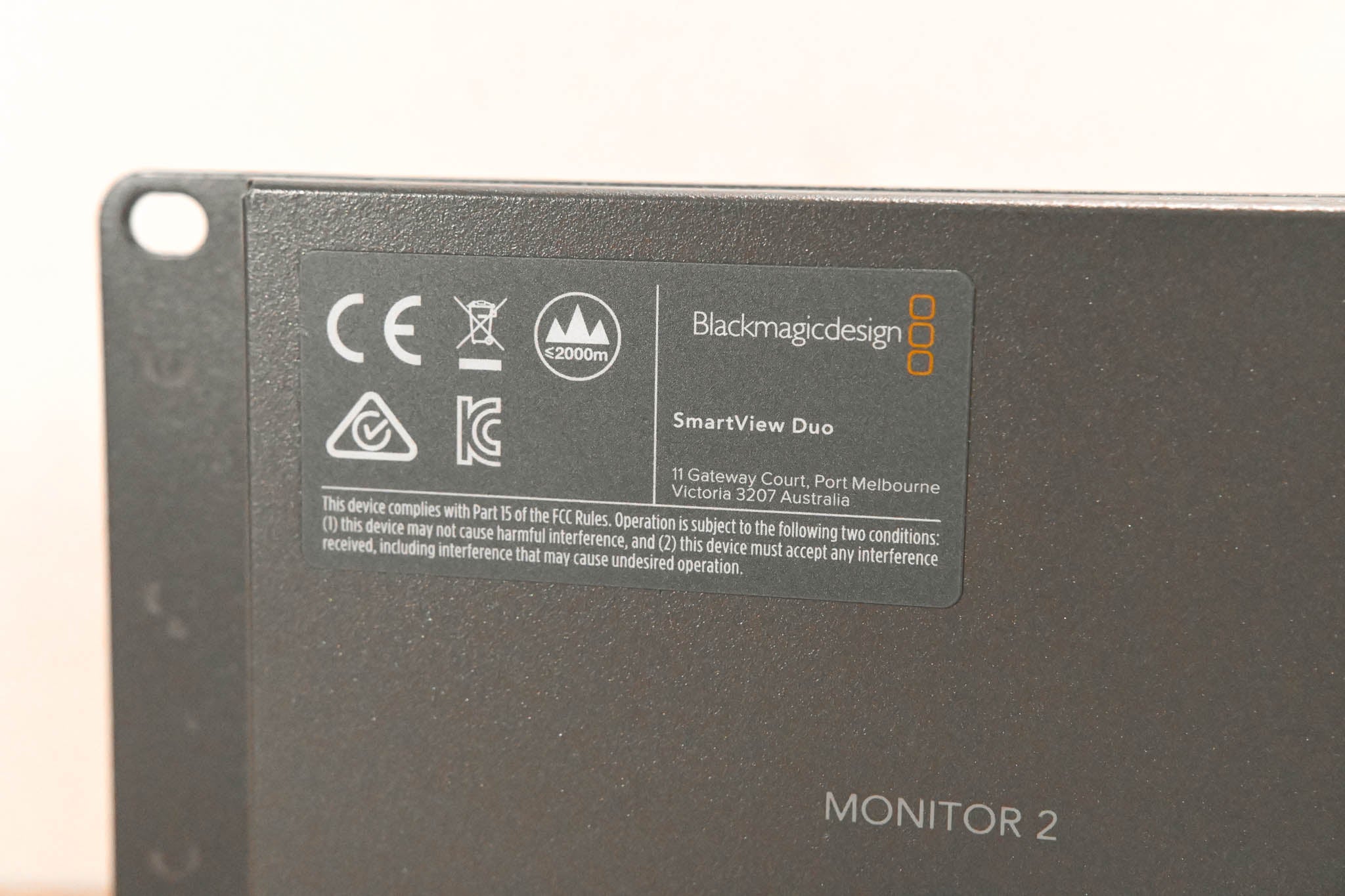 Blackmagic Design Smartview Duo 2 Dual 8" LCD Monitors