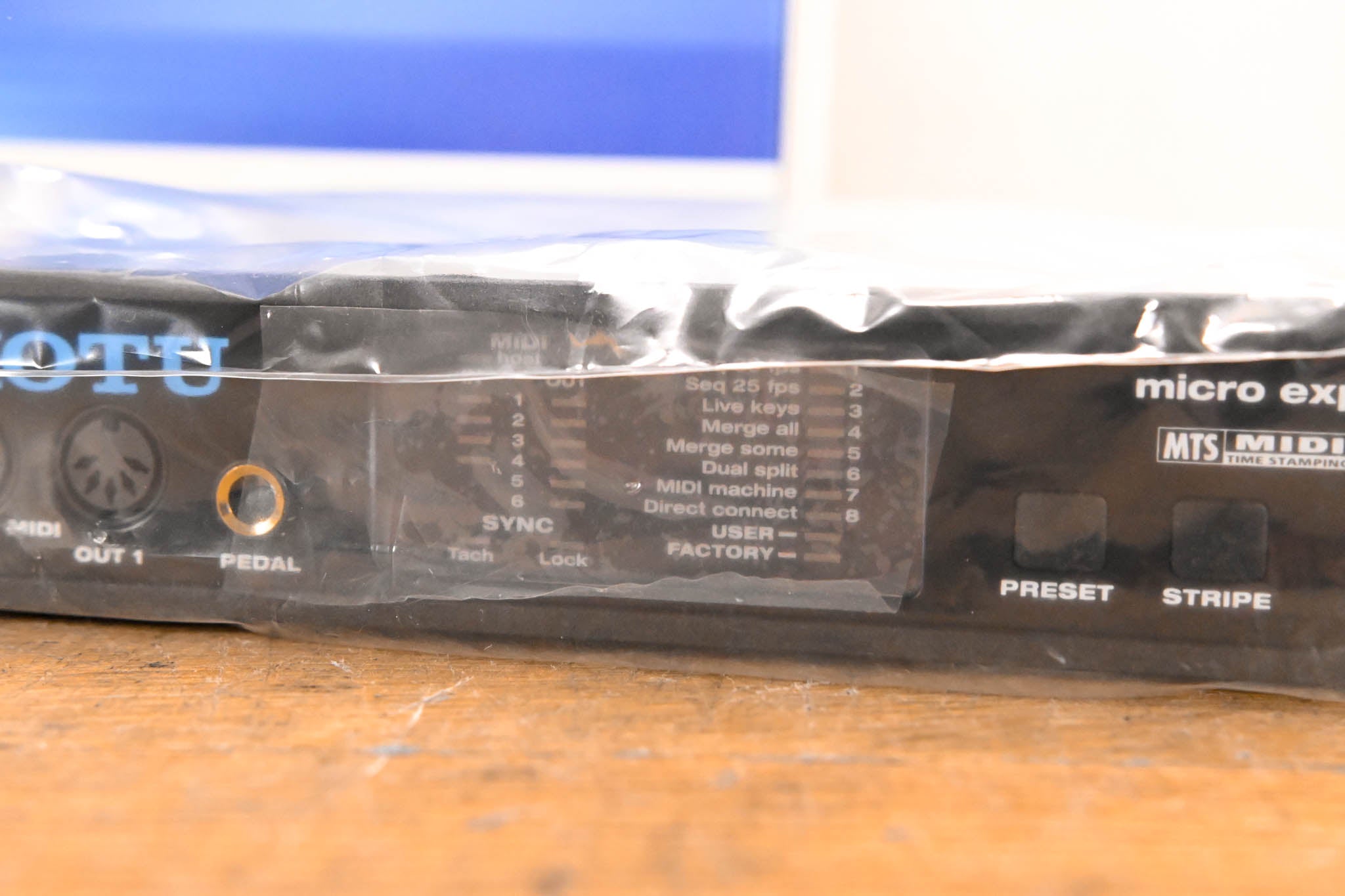 MOTU Micro Express 4x6 USB MIDI interface with Sync