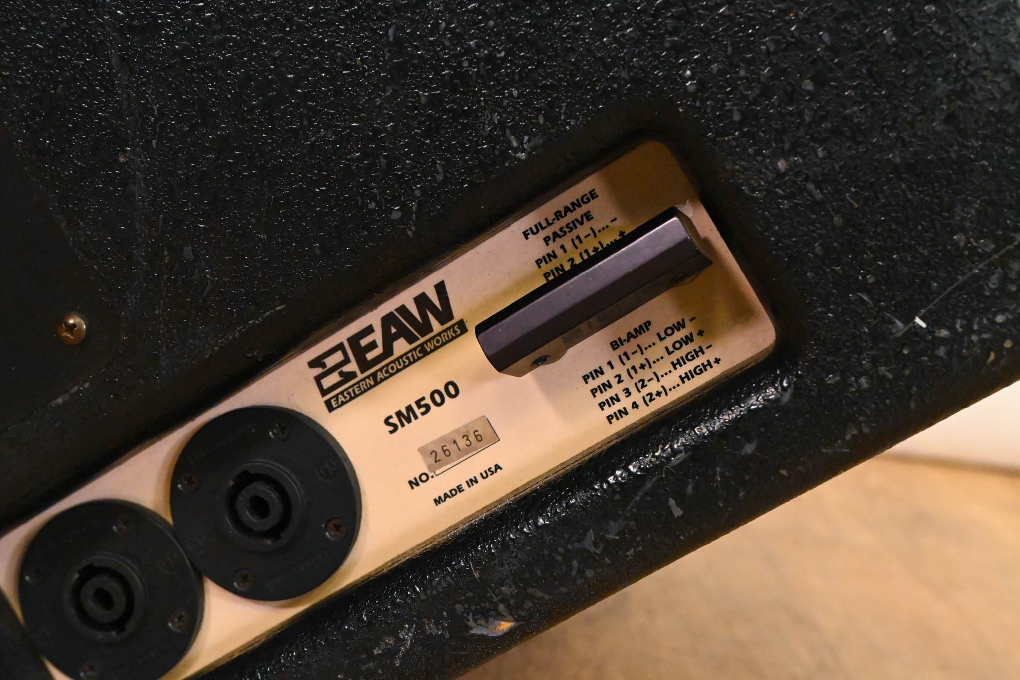 EAW SM500 15" 2-Way Stage Monitor Wedge