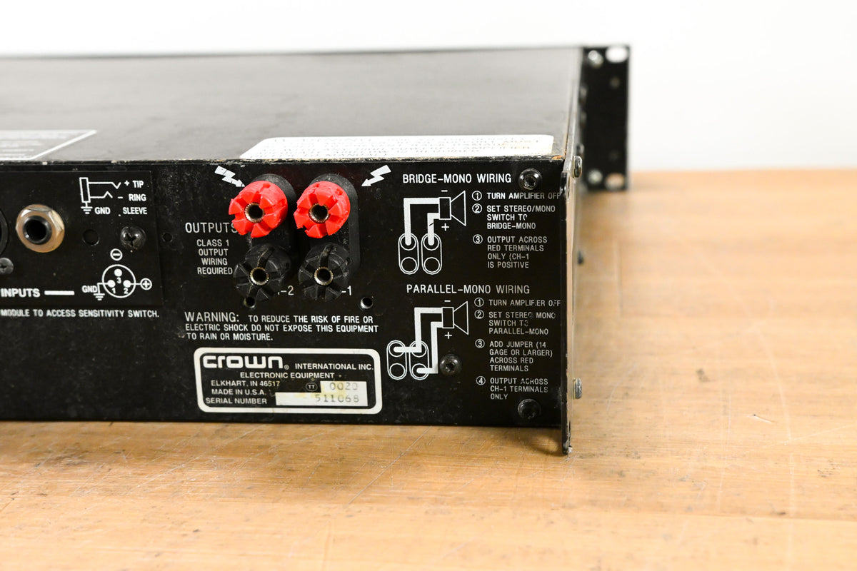 Crown Macro-Tech 2402 2-Channel Power Amplifier