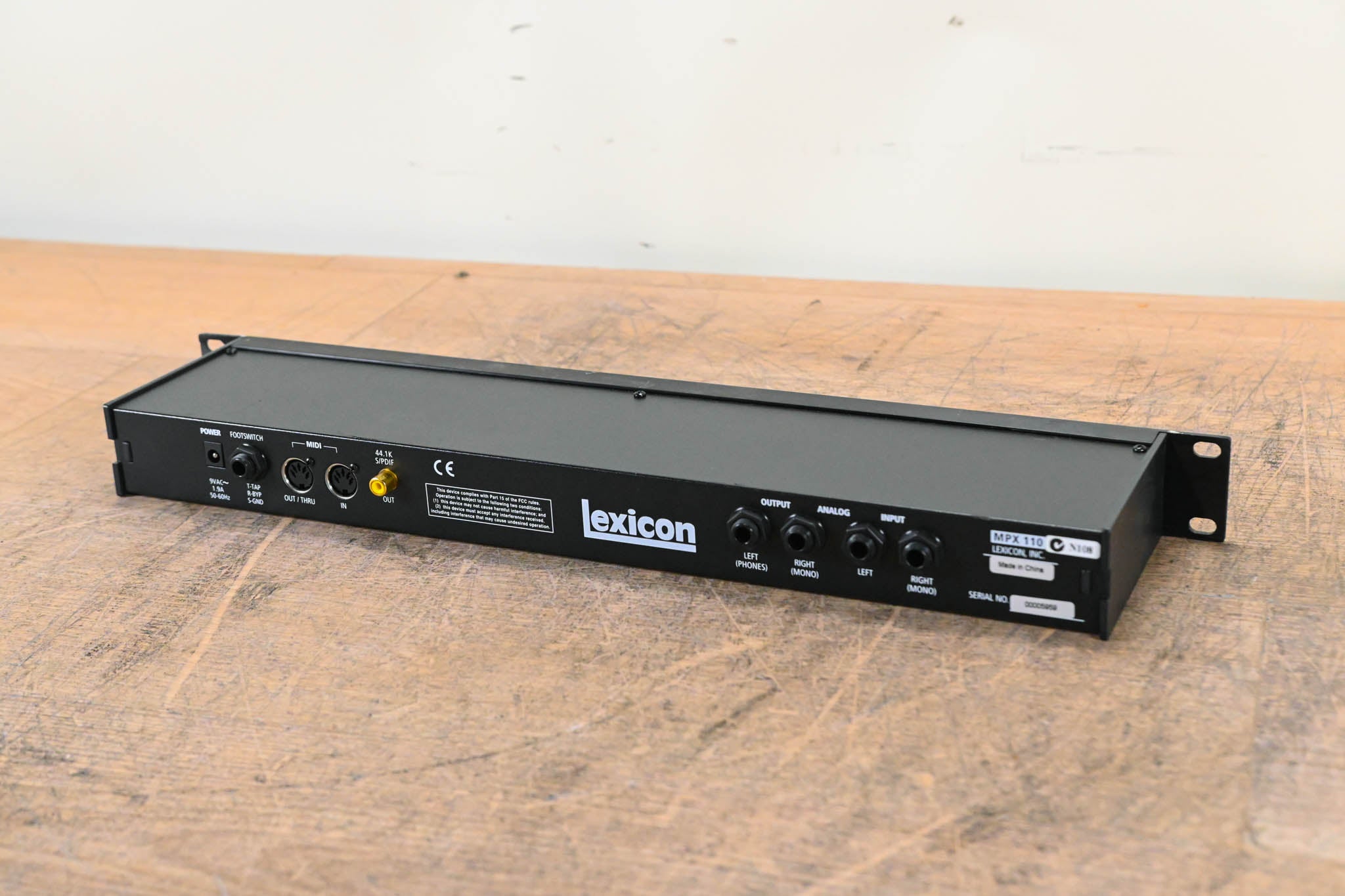 Lexicon MPX110 Dual-Channel Effects Processor (NO POWER SUPPLY)