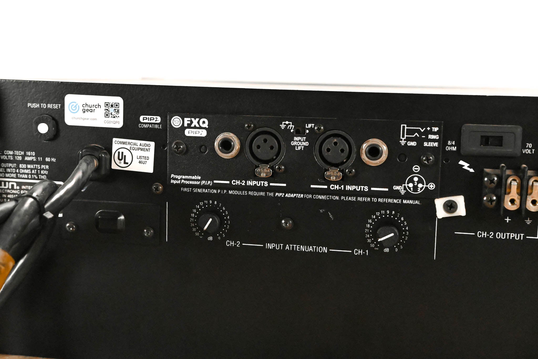 Crown Com-Tech 1610 2-Channel Power Amplifier