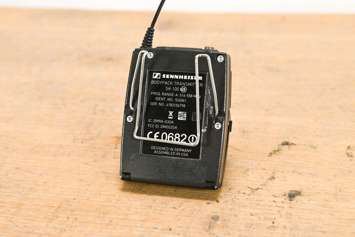Sennheiser ew 100 G3 Bodypack Wireless System - A Range NO POWER SUPPLY