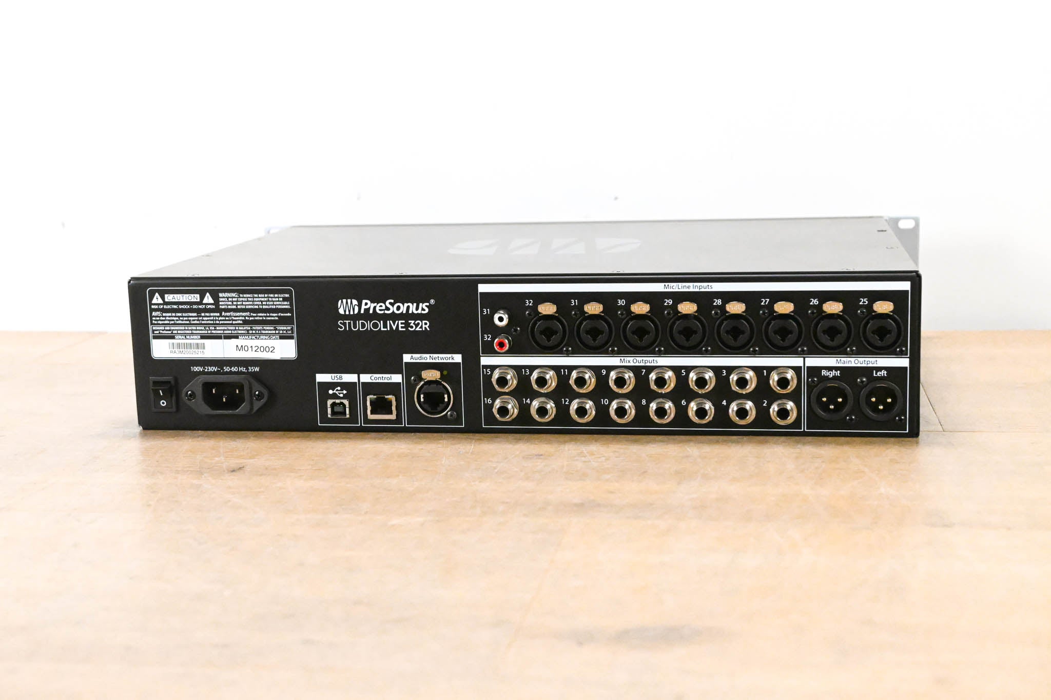 PreSonus StudioLive 32R 32-Channel Rackmount Digital Mixer