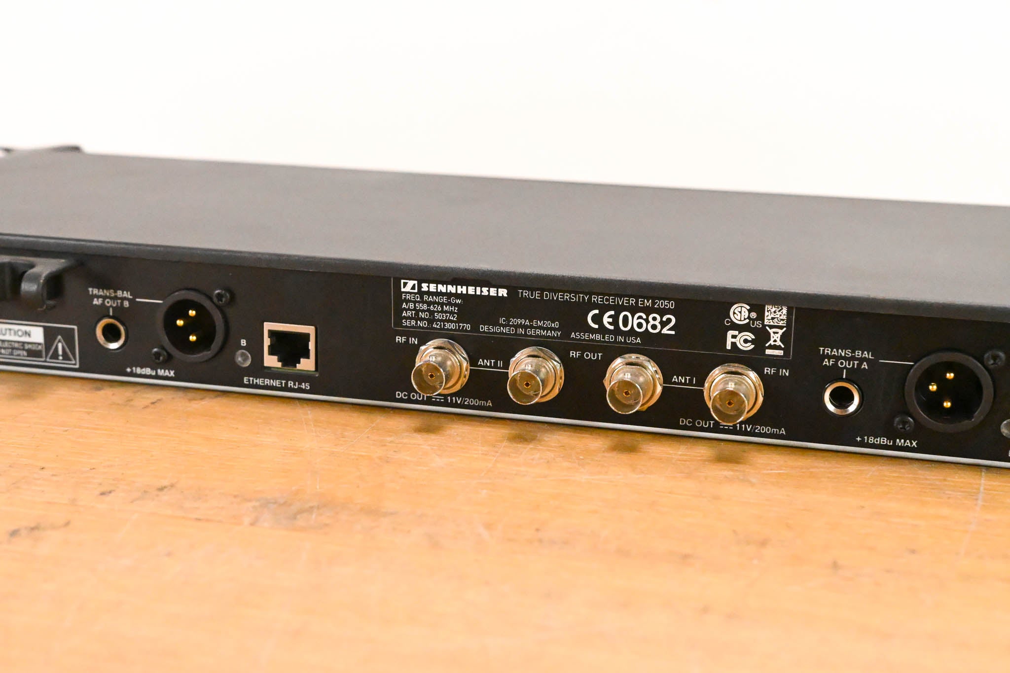 Sennheiser EM 2050 Dual Wireless Receiver - 558-626 MHz