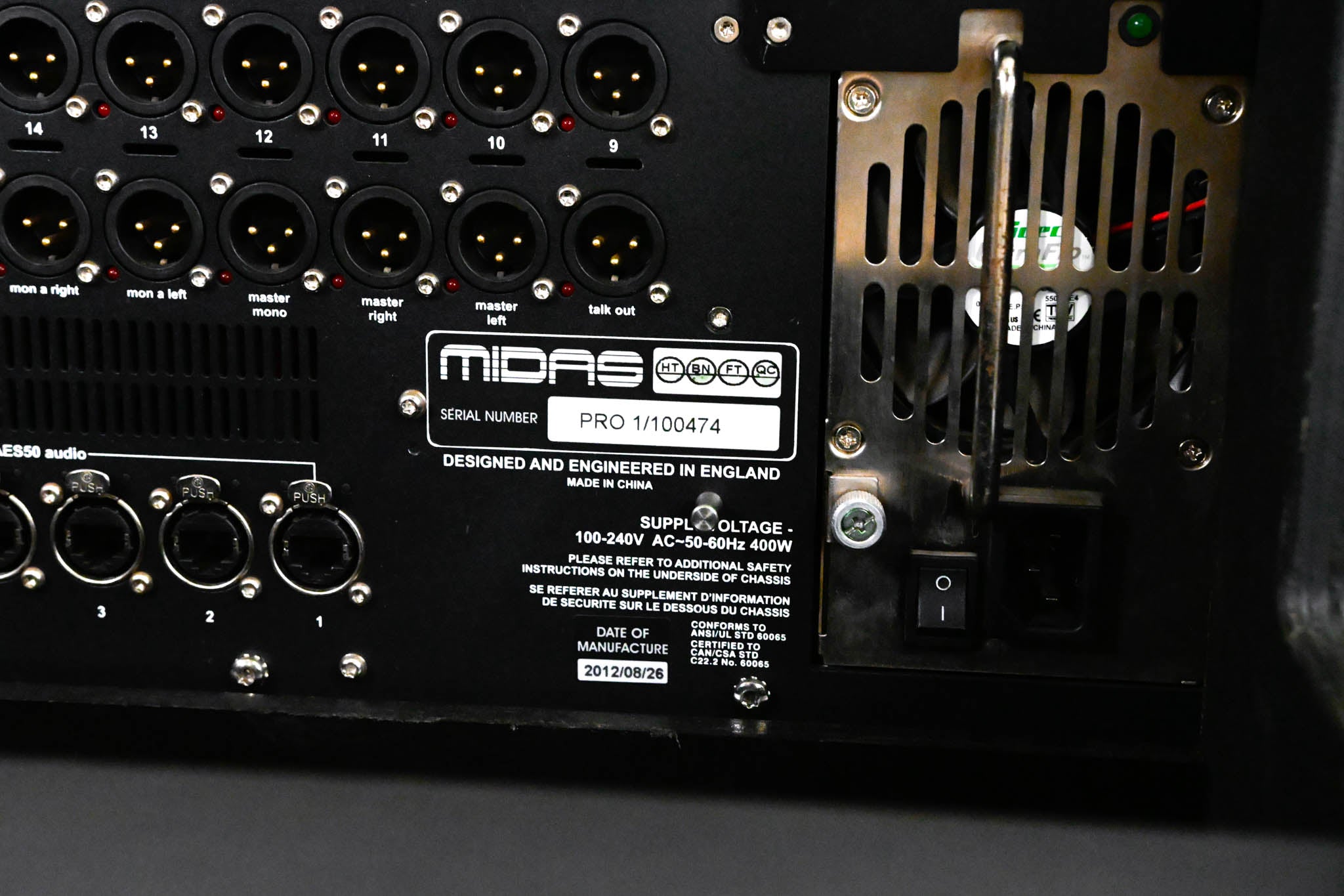Midas PRO1 48-Channel Digital Audio Mixing Console with Road Case