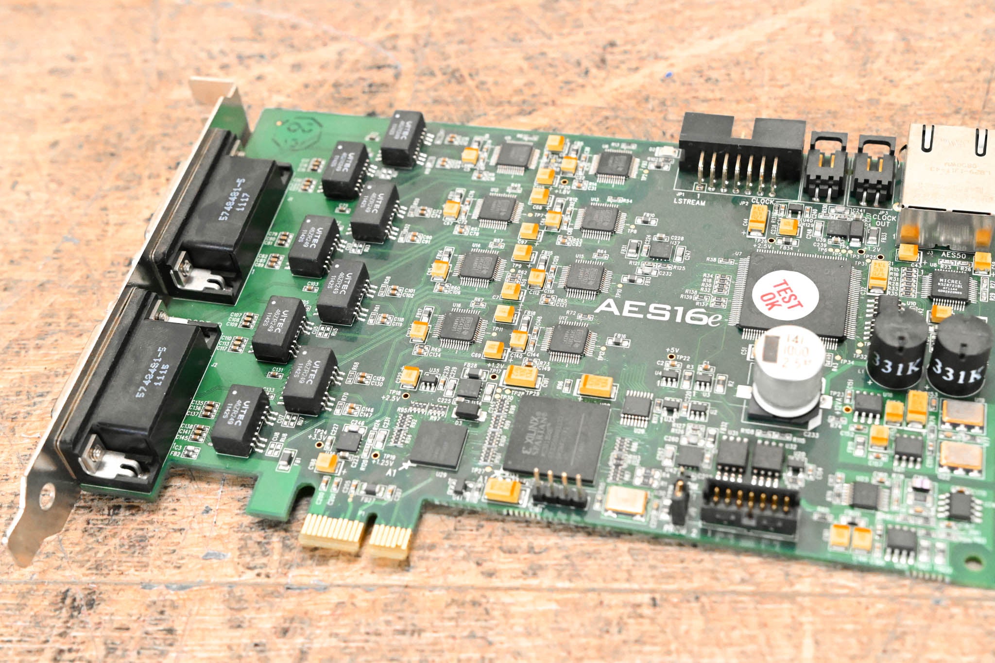 Lynx Studio Technology AES16e Sixteen-Channel AES/EBU PCI Express Card