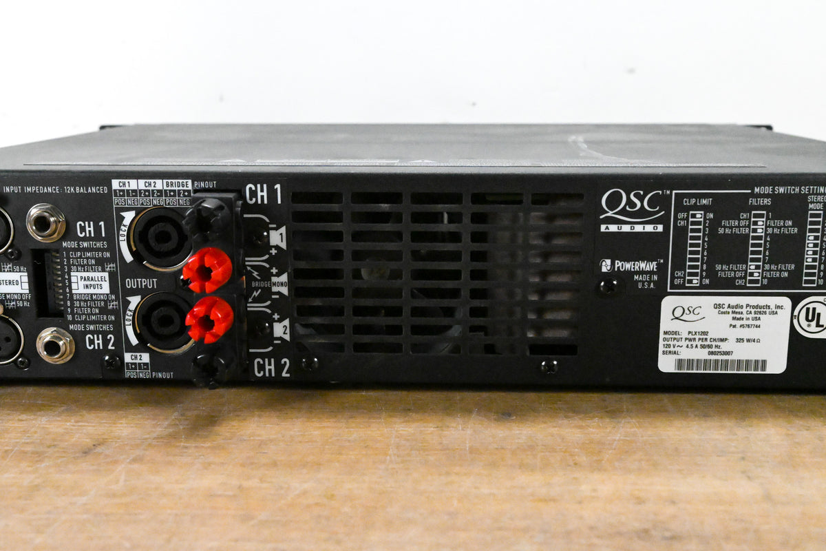QSC PLX1202 2-Channel Power Amplifier