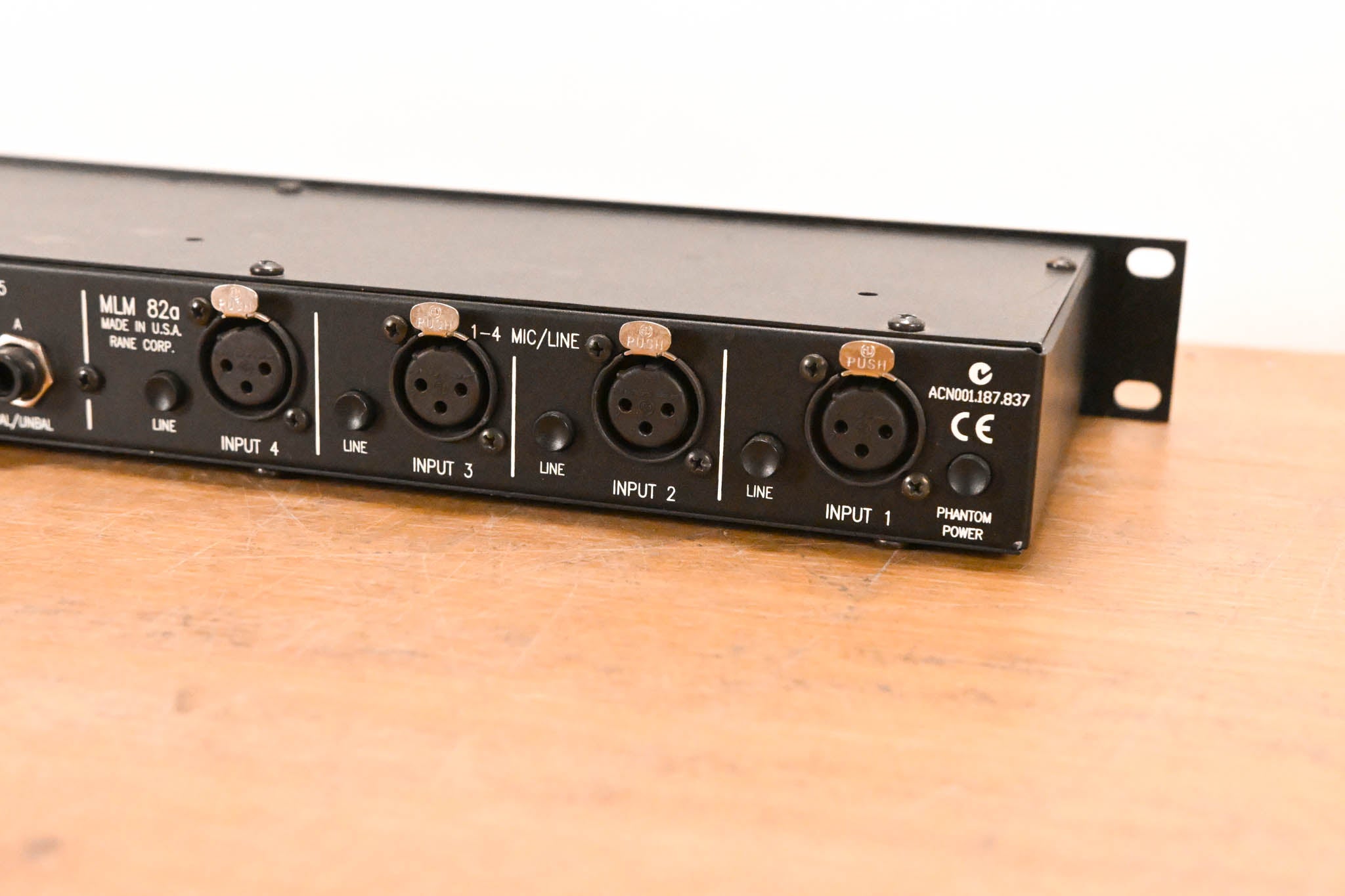 Rane MLM82A 8-Channel Mic/Line Mixer (NO POWER SUPPLY)