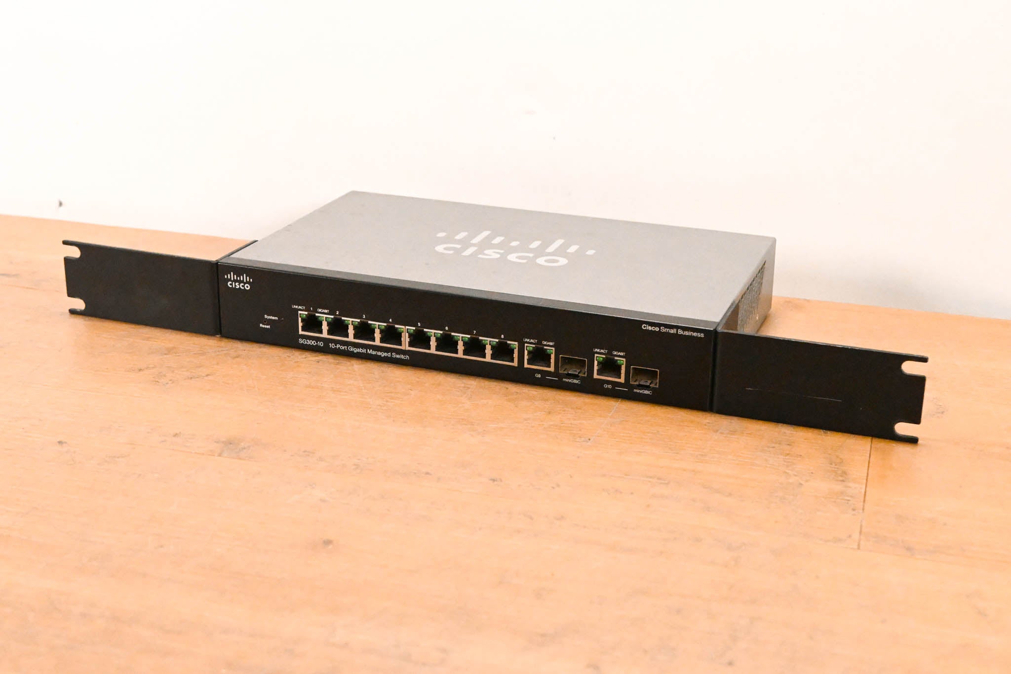 Cisco SG300-10 10-Port Gigabit Managed Switch (NO POWER SUPPLY)