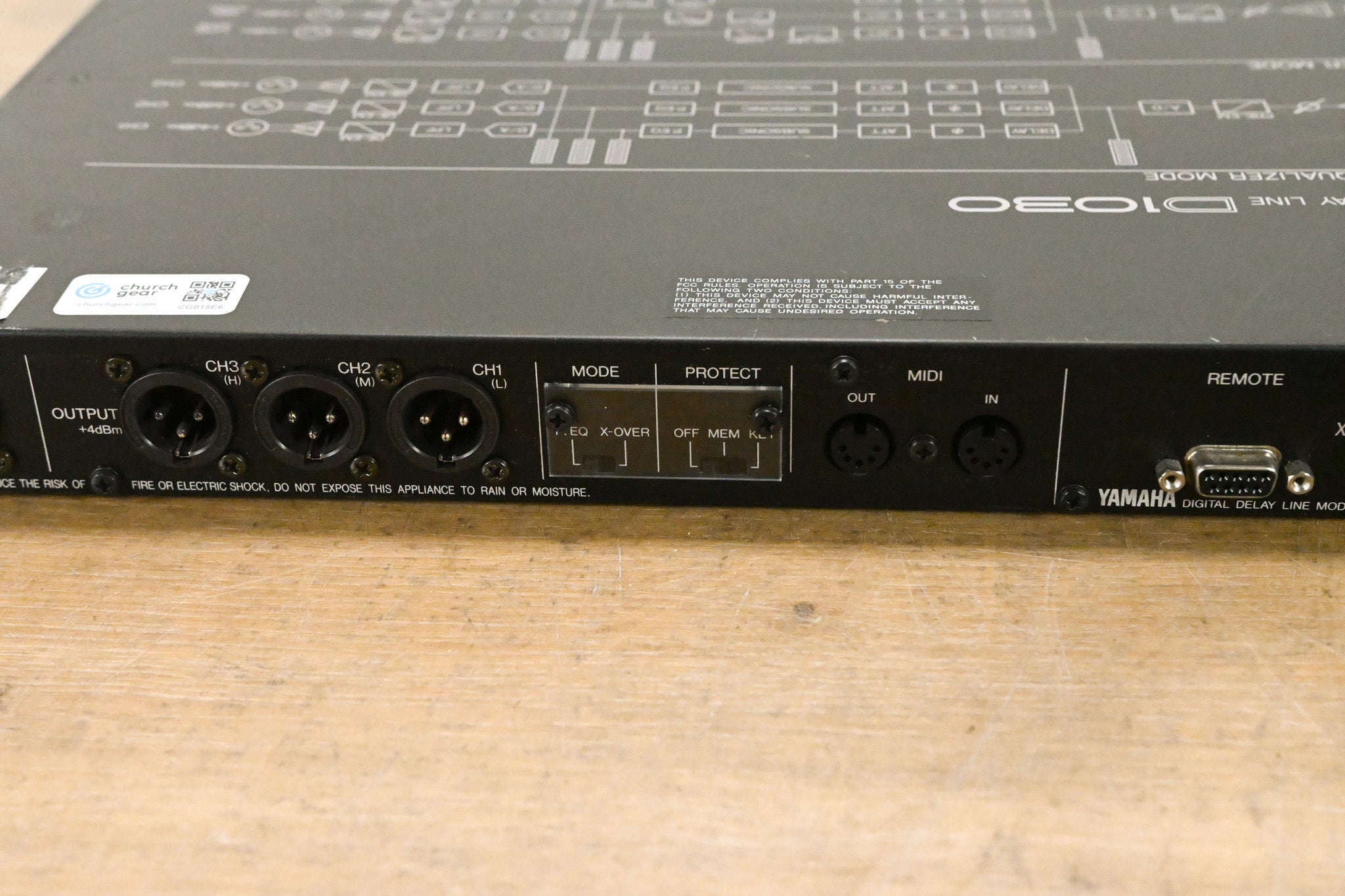 Yamaha D1030 Digital Delay Line