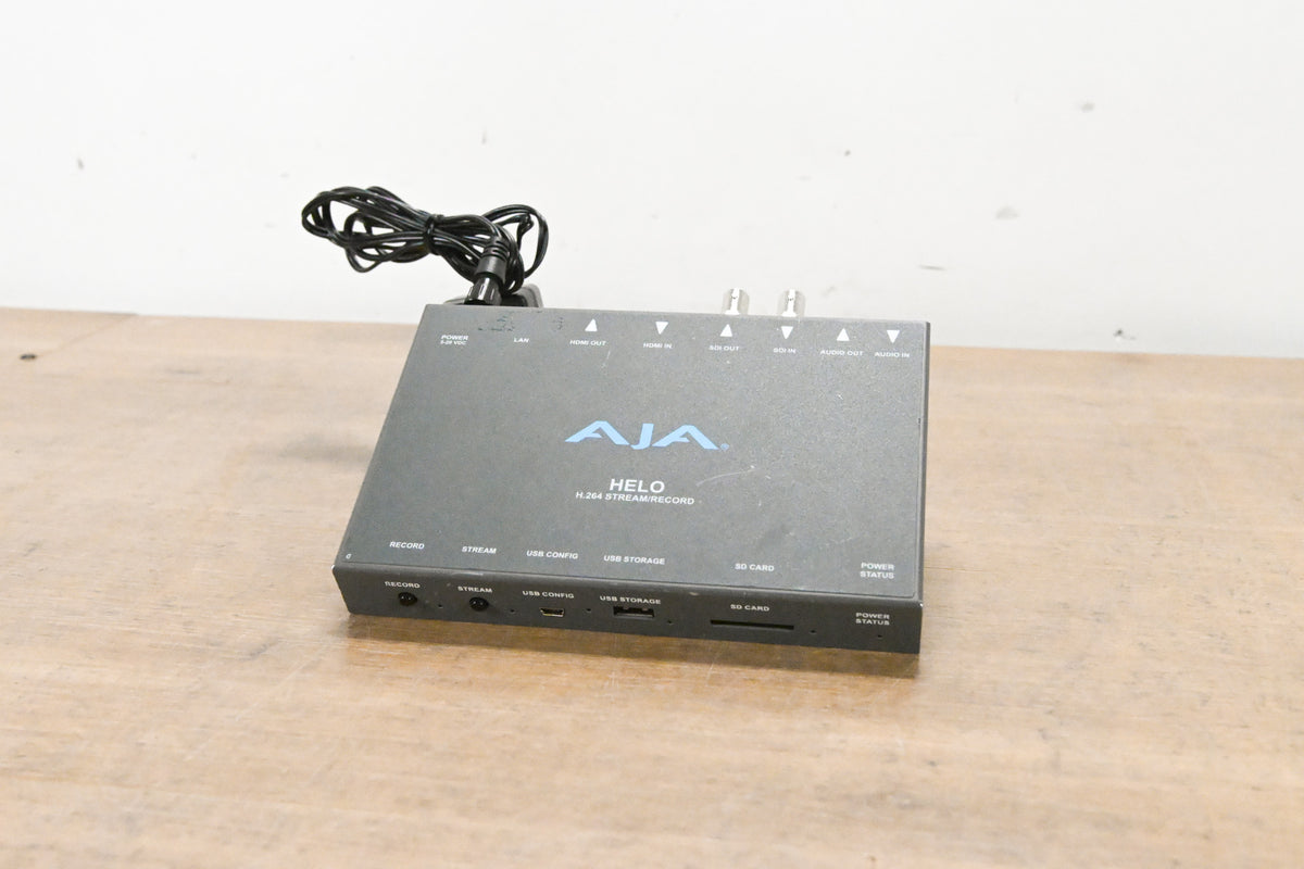 AJA HELO H.264 Streamer and Recorder