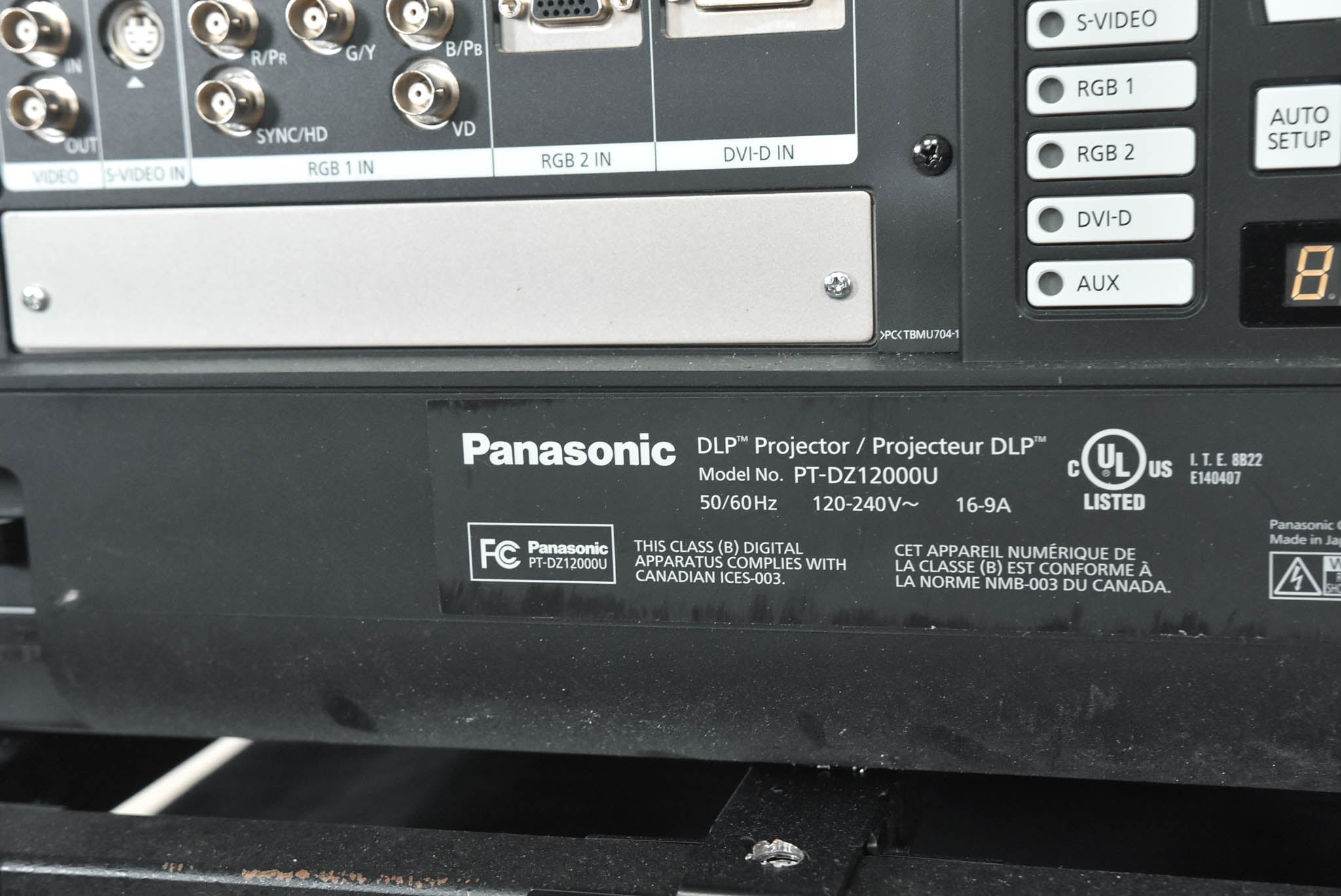 Panasonic PT-DZ12000U 12,000 Lumen WUXGA Large Venue DLP Projector