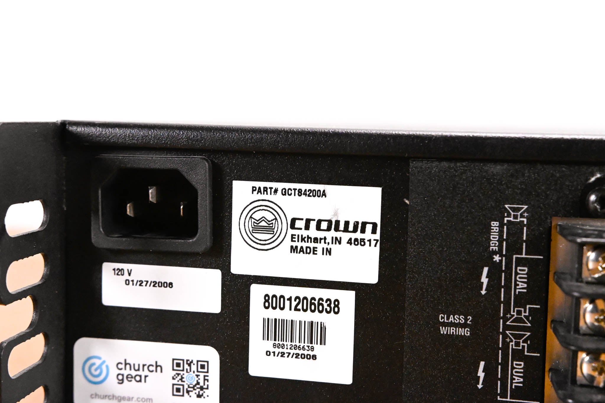 Crown CTs 4200 Four-Channel, 260W Power Amplifier