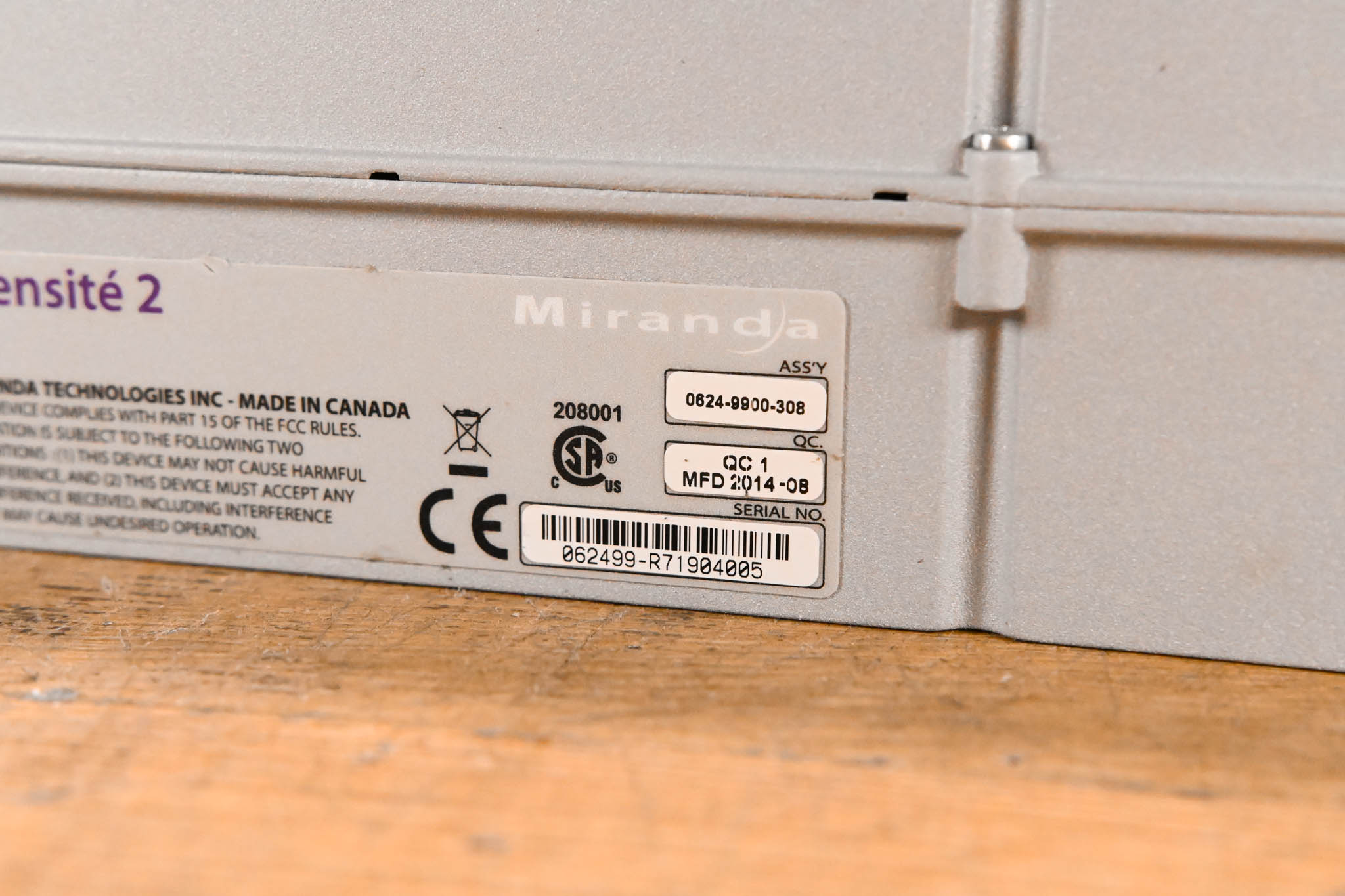 Miranda Densité 2 Housing Frame w/ Cards