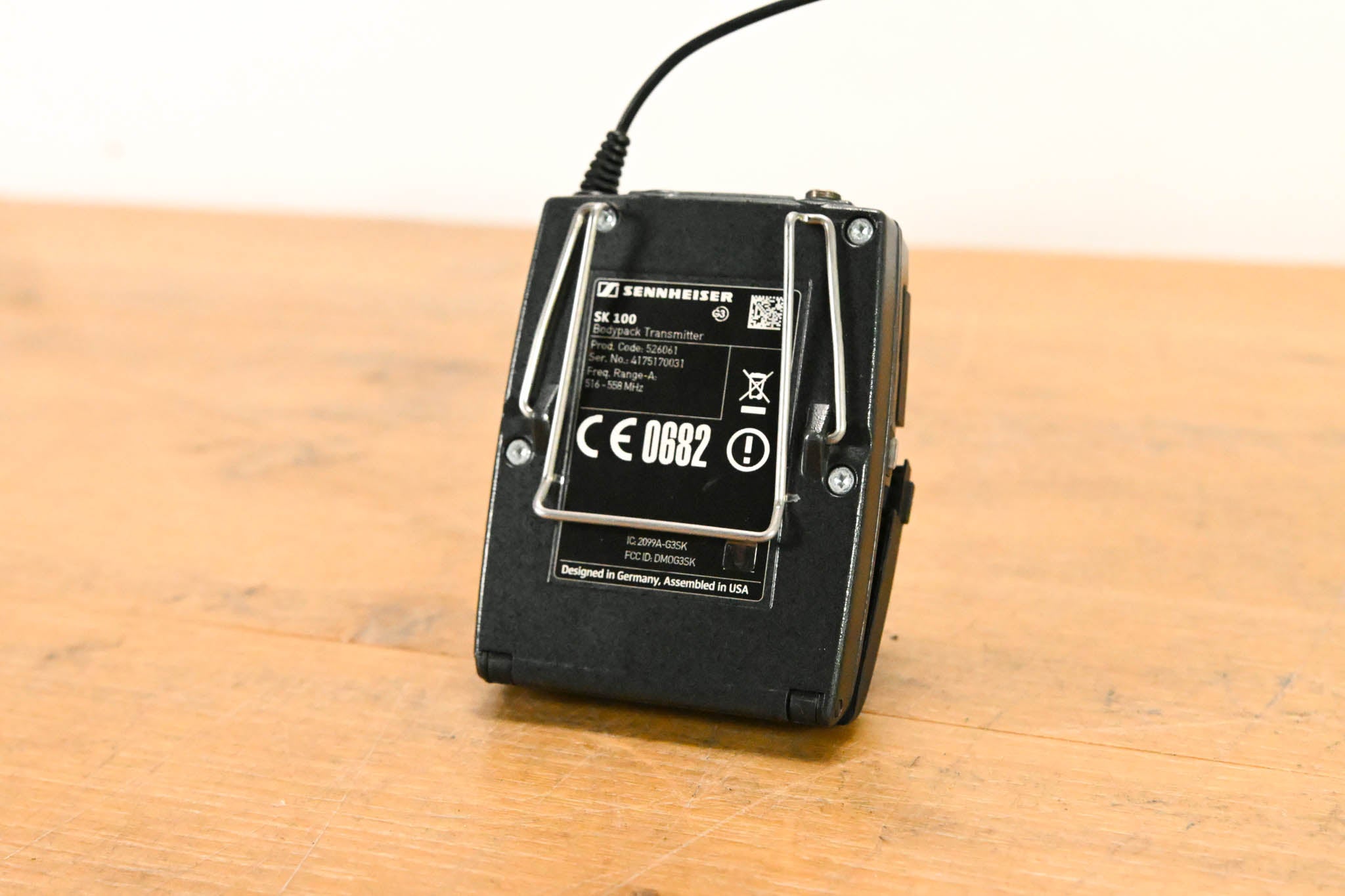 Sennheiser ew 100 G3 Bodypack Wireless System - A Range NO POWER SUPPLY