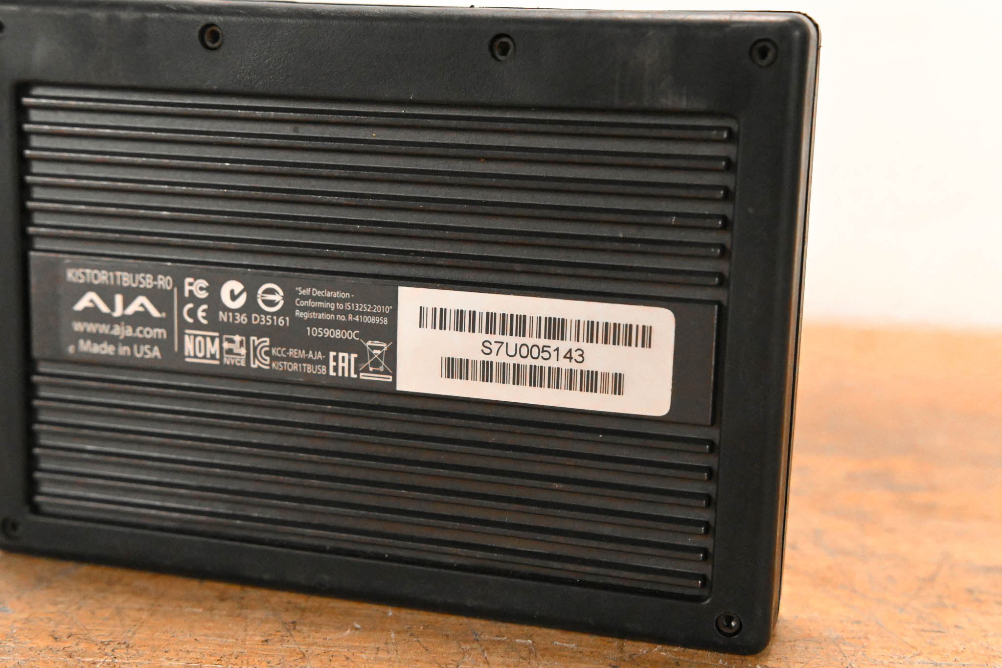 AJA KISTOR1TBUSB-R0 1TB KiStor Solid State Drive for Ki Pro