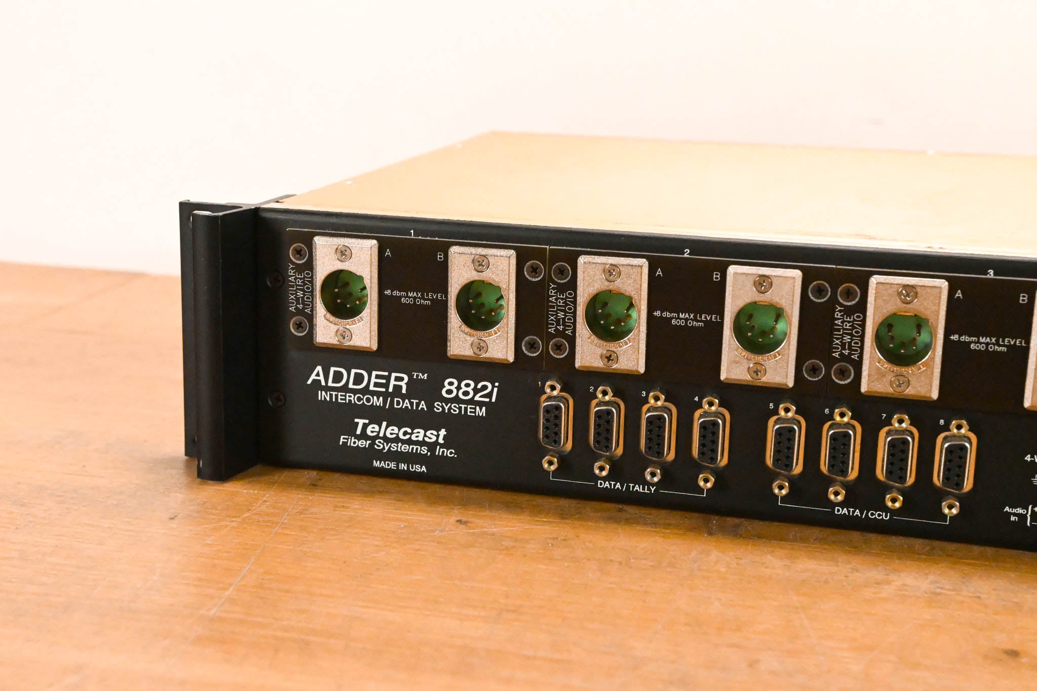 Telecast Fiber Systems Adder 882i Fiber Intercom Data System (NO PSU)