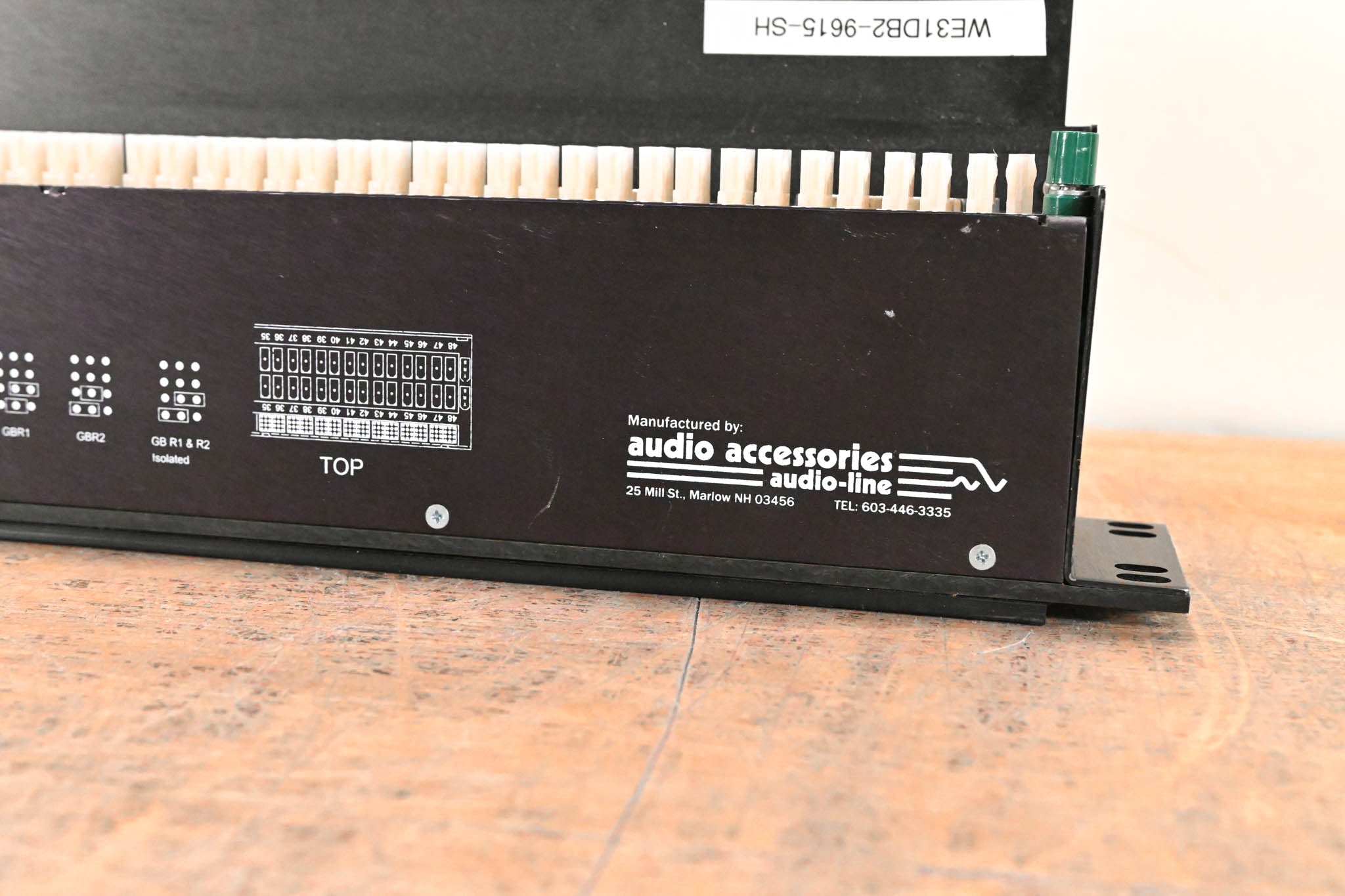Audio Accessories WE31DB2-9615-SH 2x48 1.5RU TT Patchbay