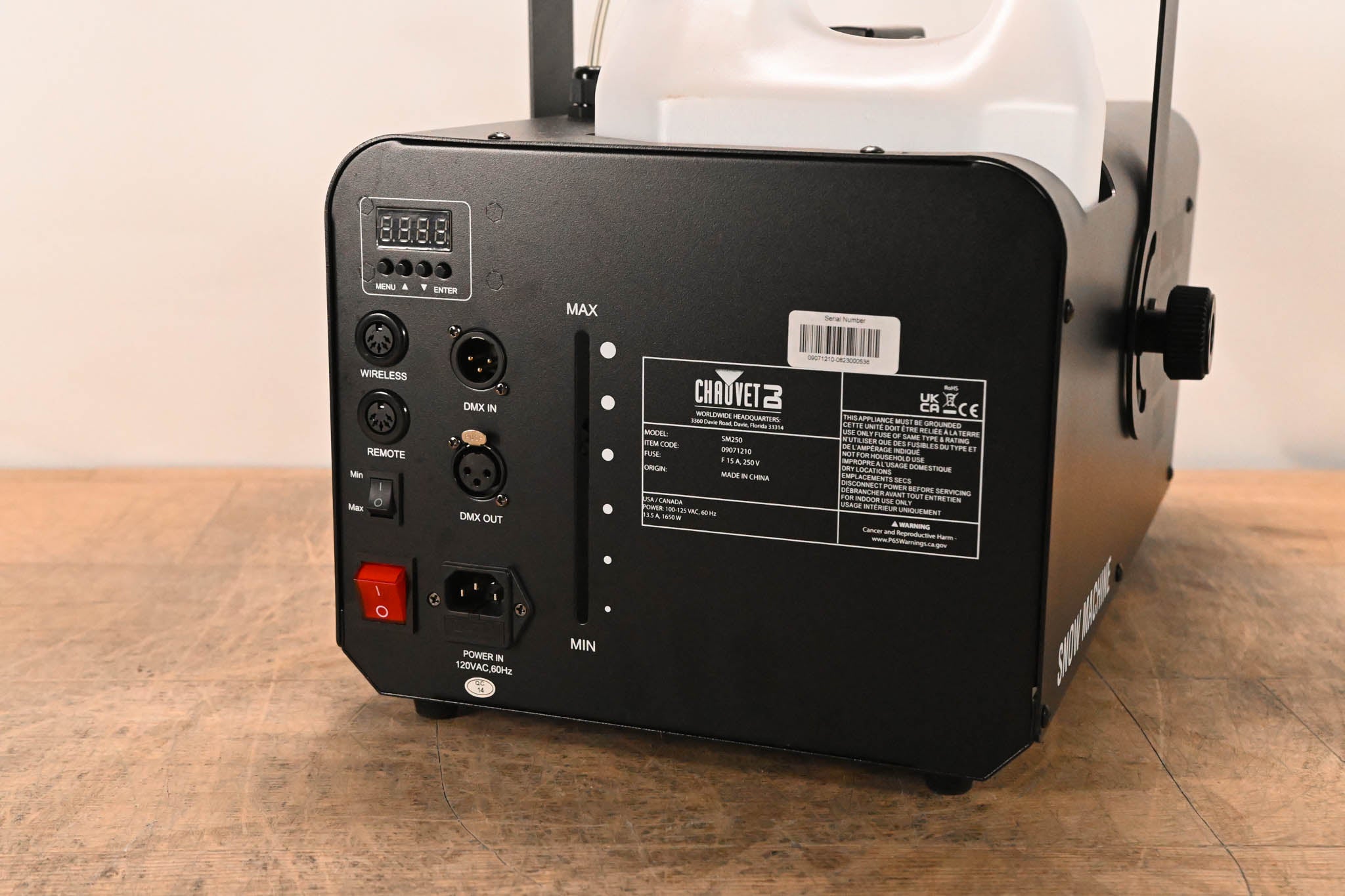 Chauvet SM250 Snow Machine