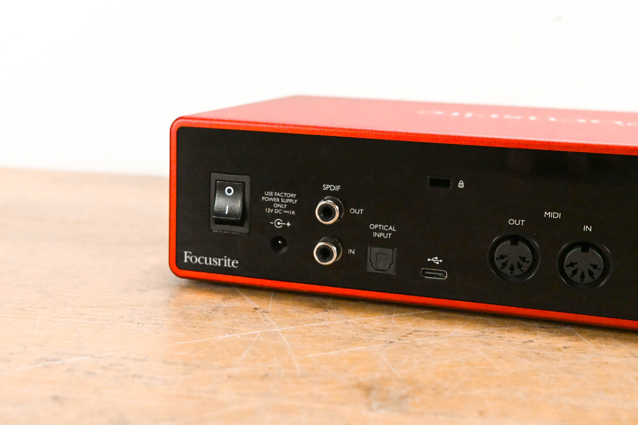 Focusrite Scarlett 18i8 3rd Gen USB Audio Interface (NO POWER SUPPLY)