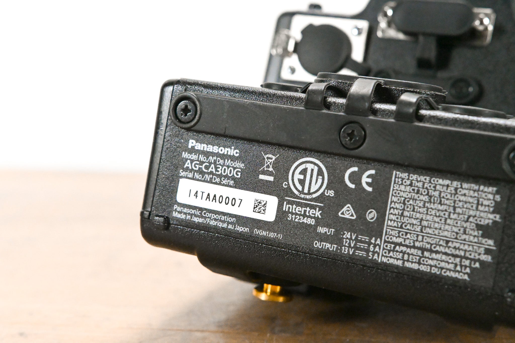 Panasonic AG-CA300G Camera Studio Adapter