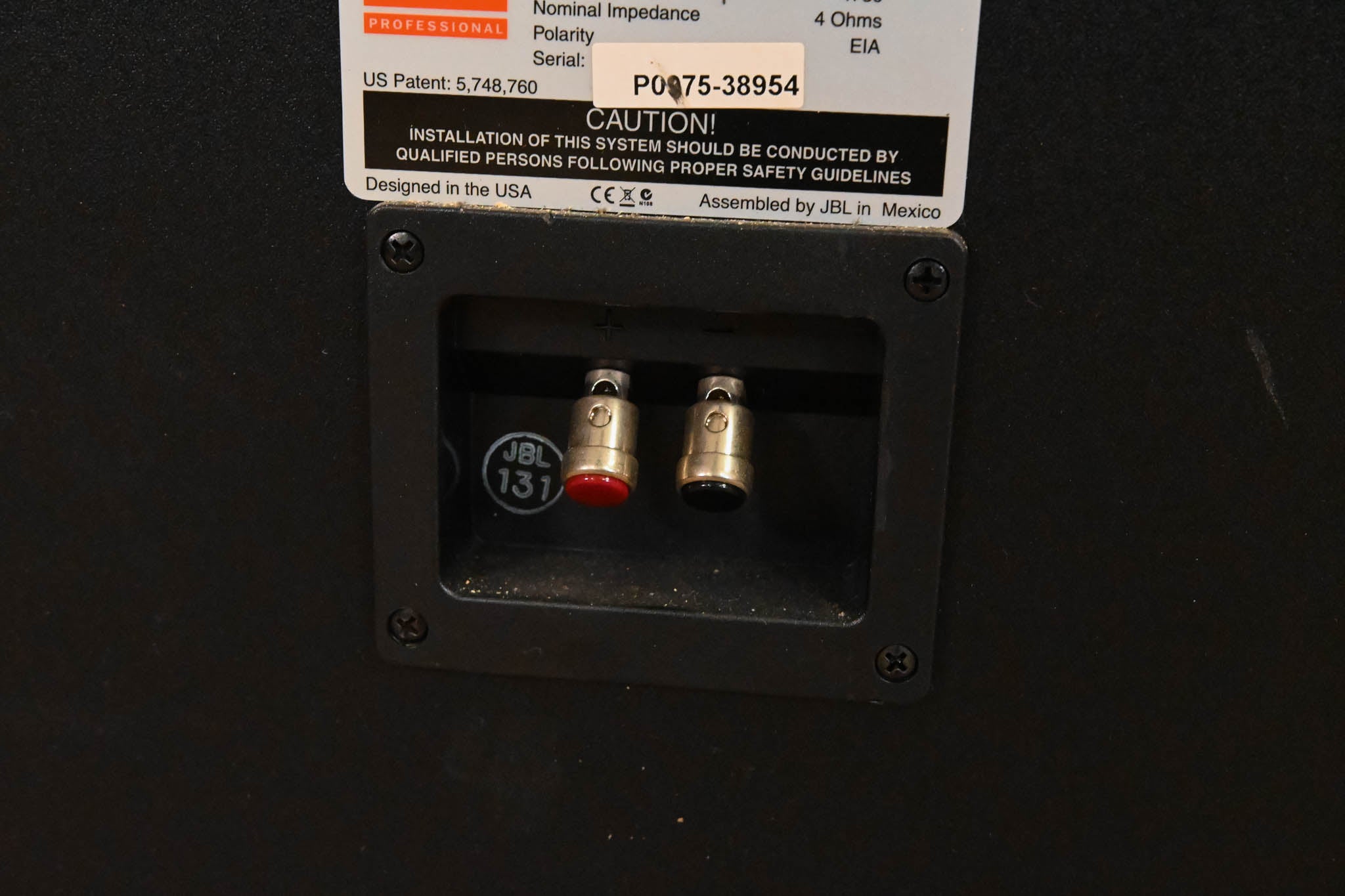 JBL 4739 Dual 15″ Passive Cinema Subwoofer