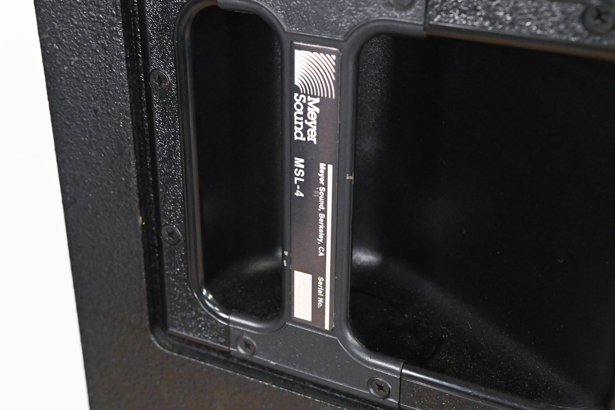 Meyer Sound MSL-4 Self-Powered Reinforcement Speaker (PAIR) w/ Wheels