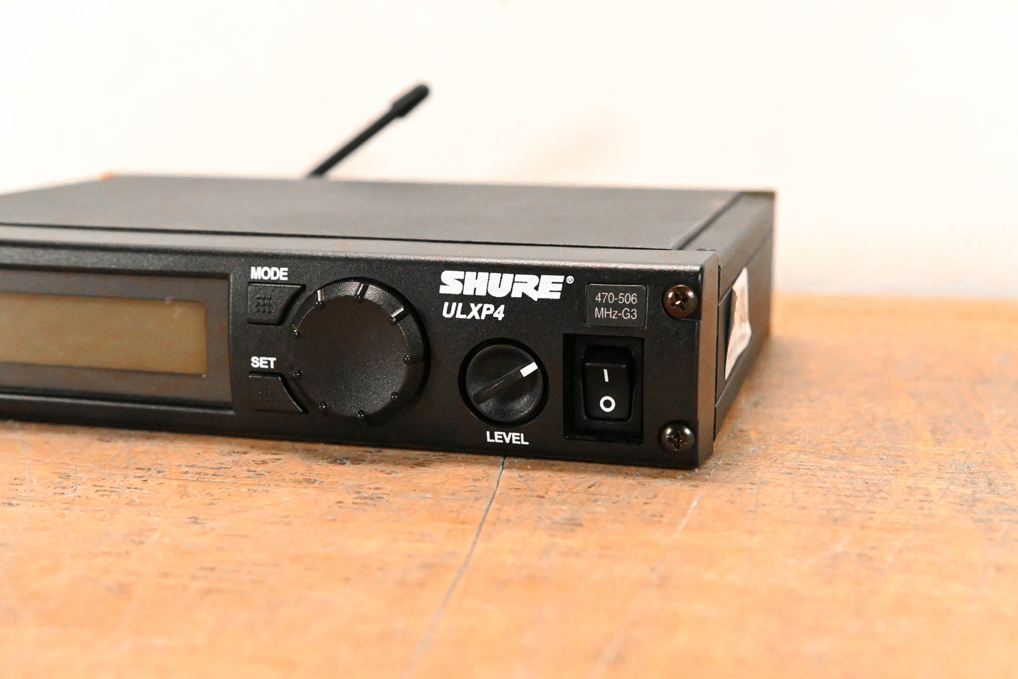 Shure ULXP4 Wireless Receiver - G3 Band: 470-506 MHz (NO POWER SUPPLY)