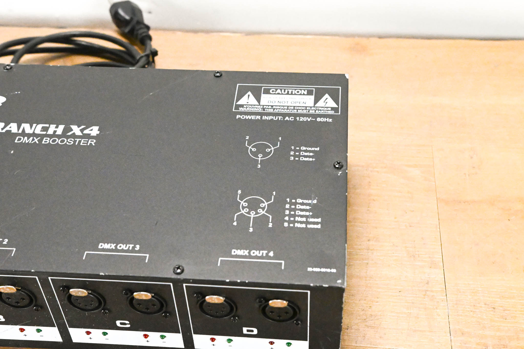 Elation DMX-Branch/4 4-Way 3-pin and 5-pin DMX Distributor