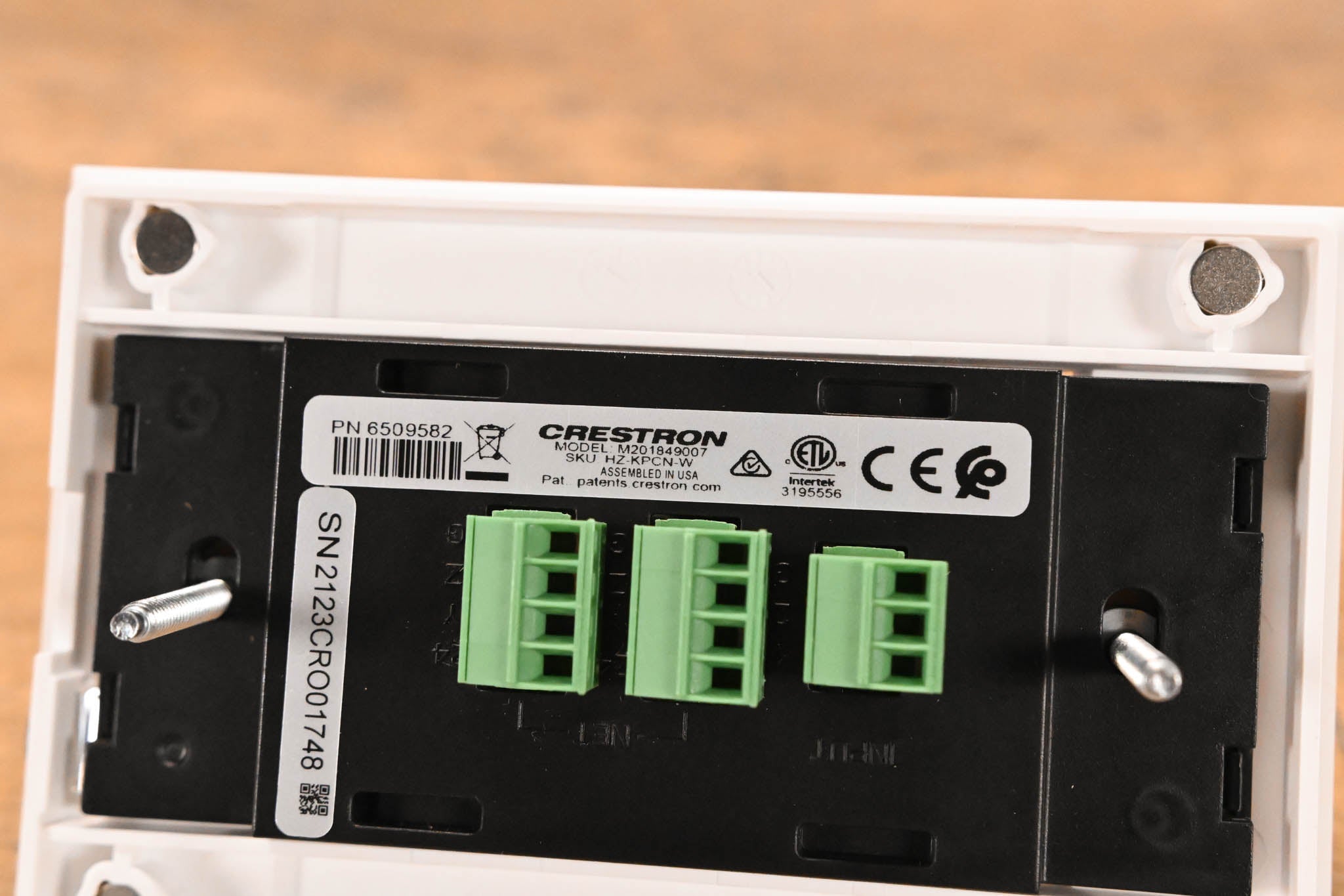 Crestron HZ-KPCN-W Horizon Communications Keypad - White