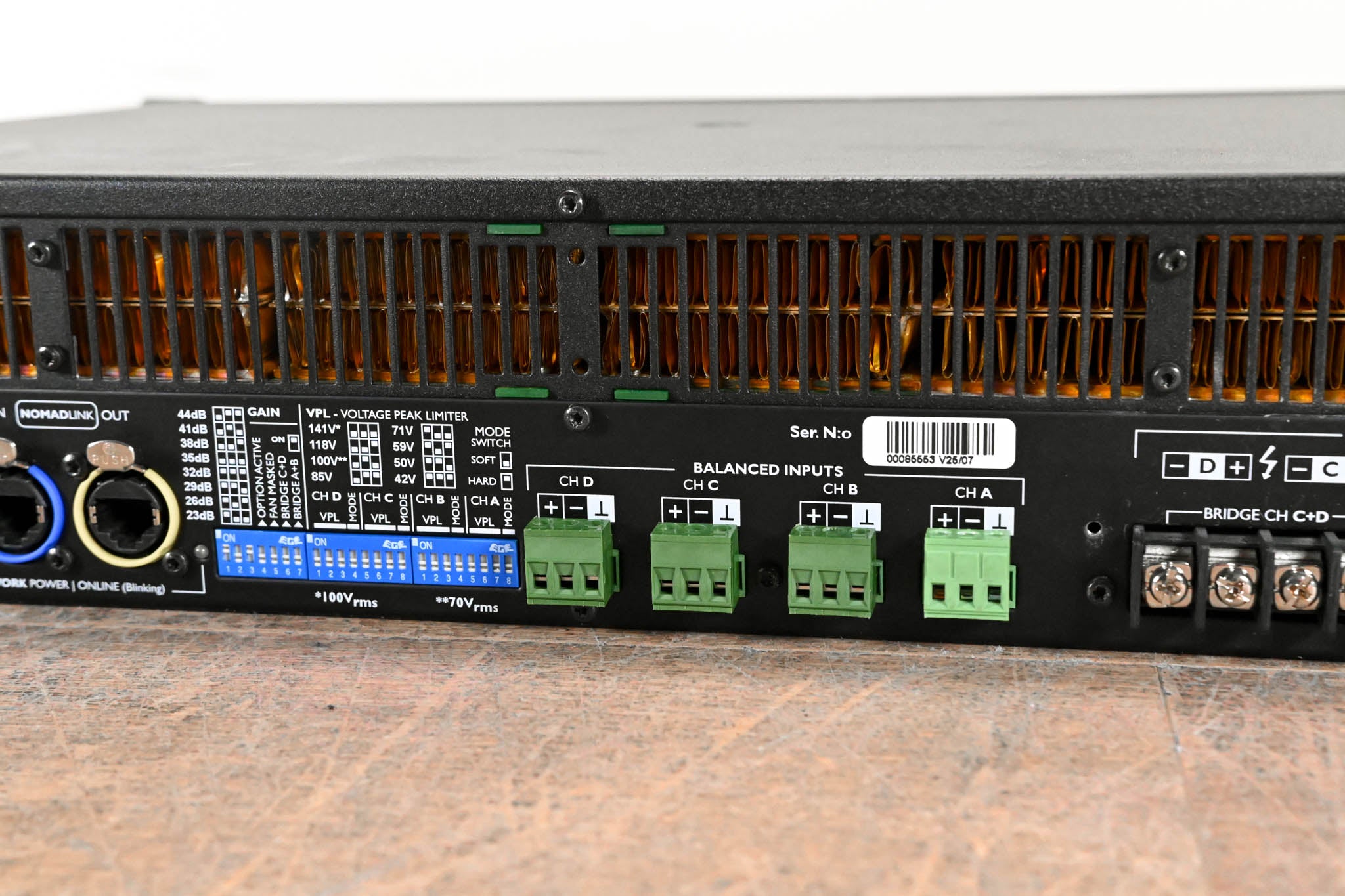 Lab Gruppen C 68:4 6800W Four-Channel Power Amplifier