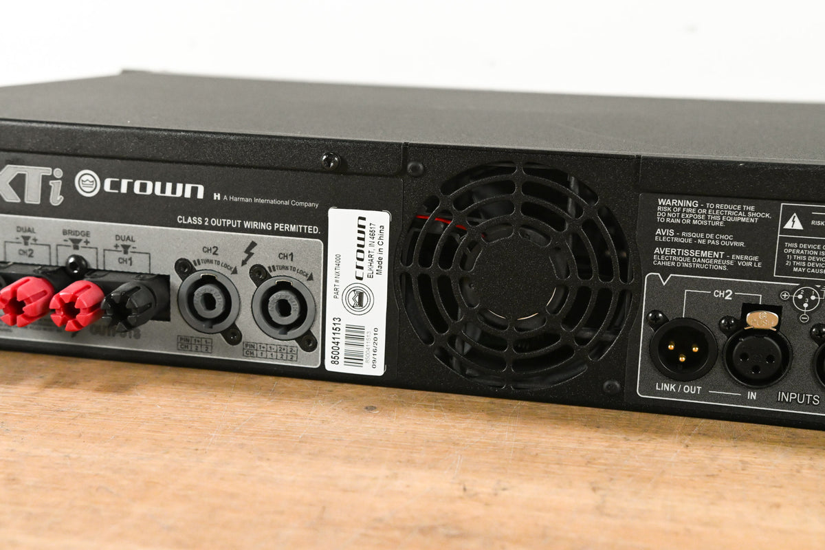 Crown XTi 4000 Stereo Power Amplifier with DSP