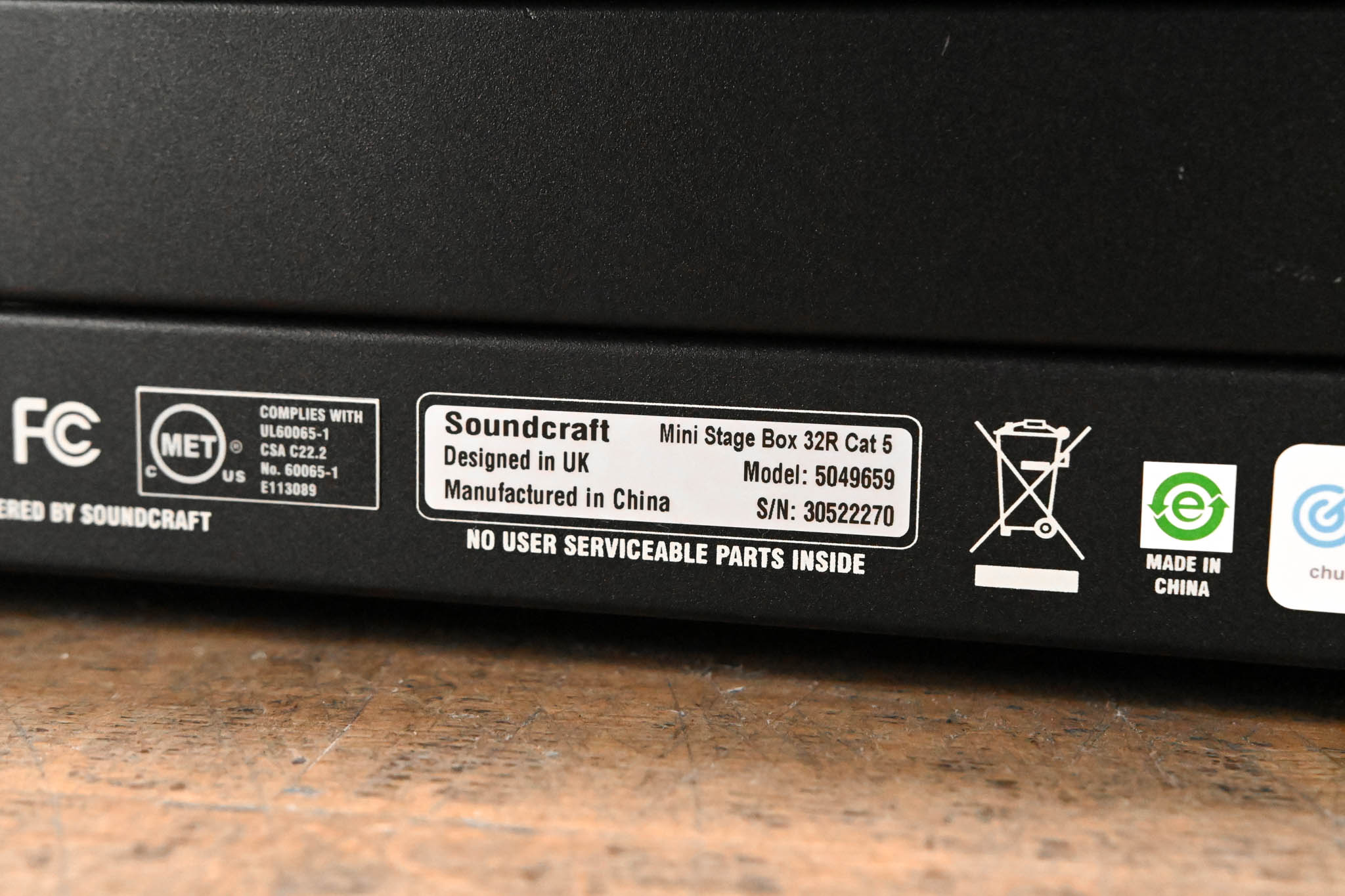 Soundcraft Mini Stagebox 32R Cat5 32-Channel Digital Stage Box