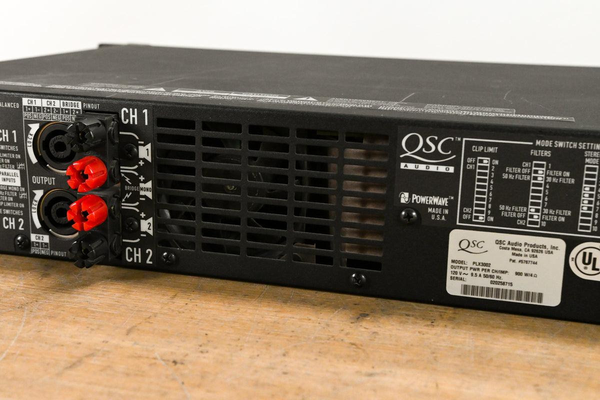 QSC PLX3002 2-Channel Power Amplifier