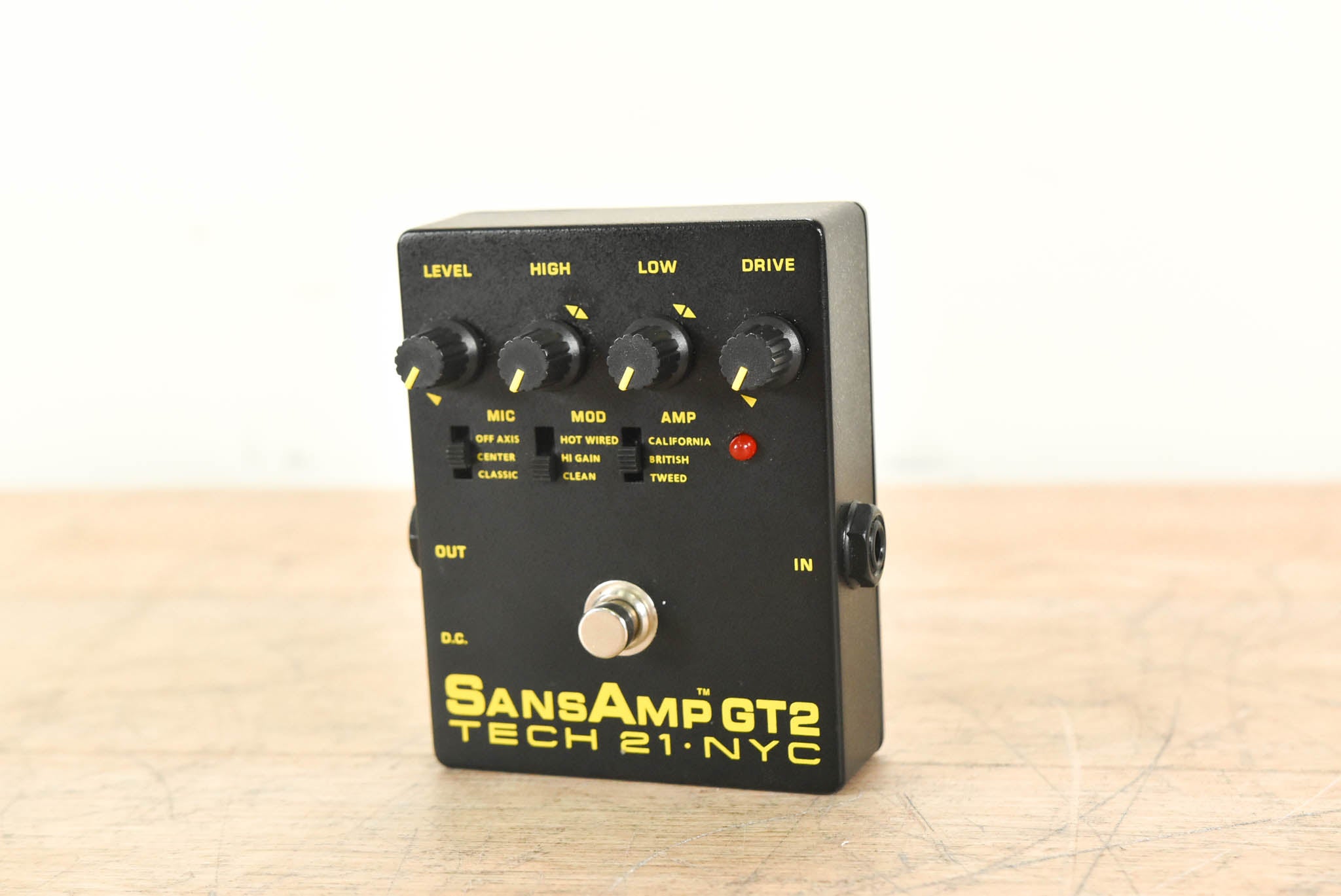 Tech 21 SansAmp GT2 Tube Amp Emulator Pedal (NO POWER SUPPLY)
