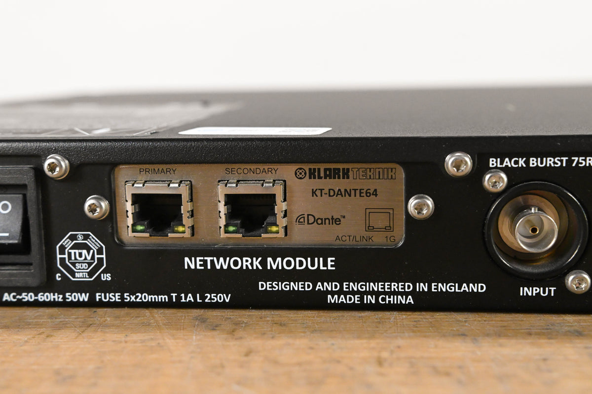 Klark Teknik DN9650 Digital Audio Network Bridge with Dante