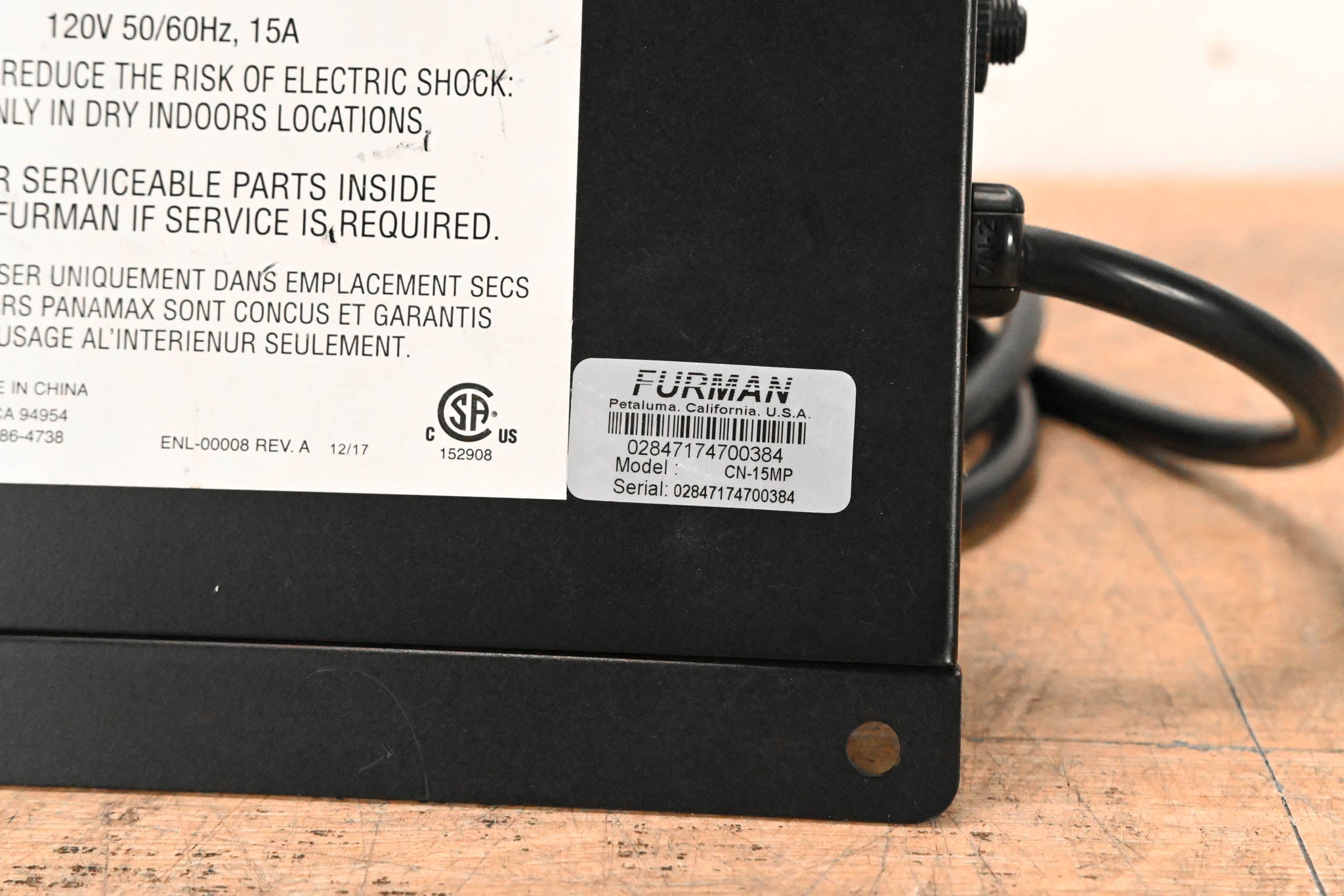Furman CN-15MP Contractor Series MiniPort