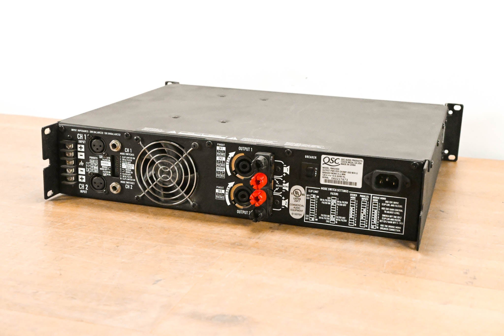 QSC RMX2450 2-Channel Power Amplifier
