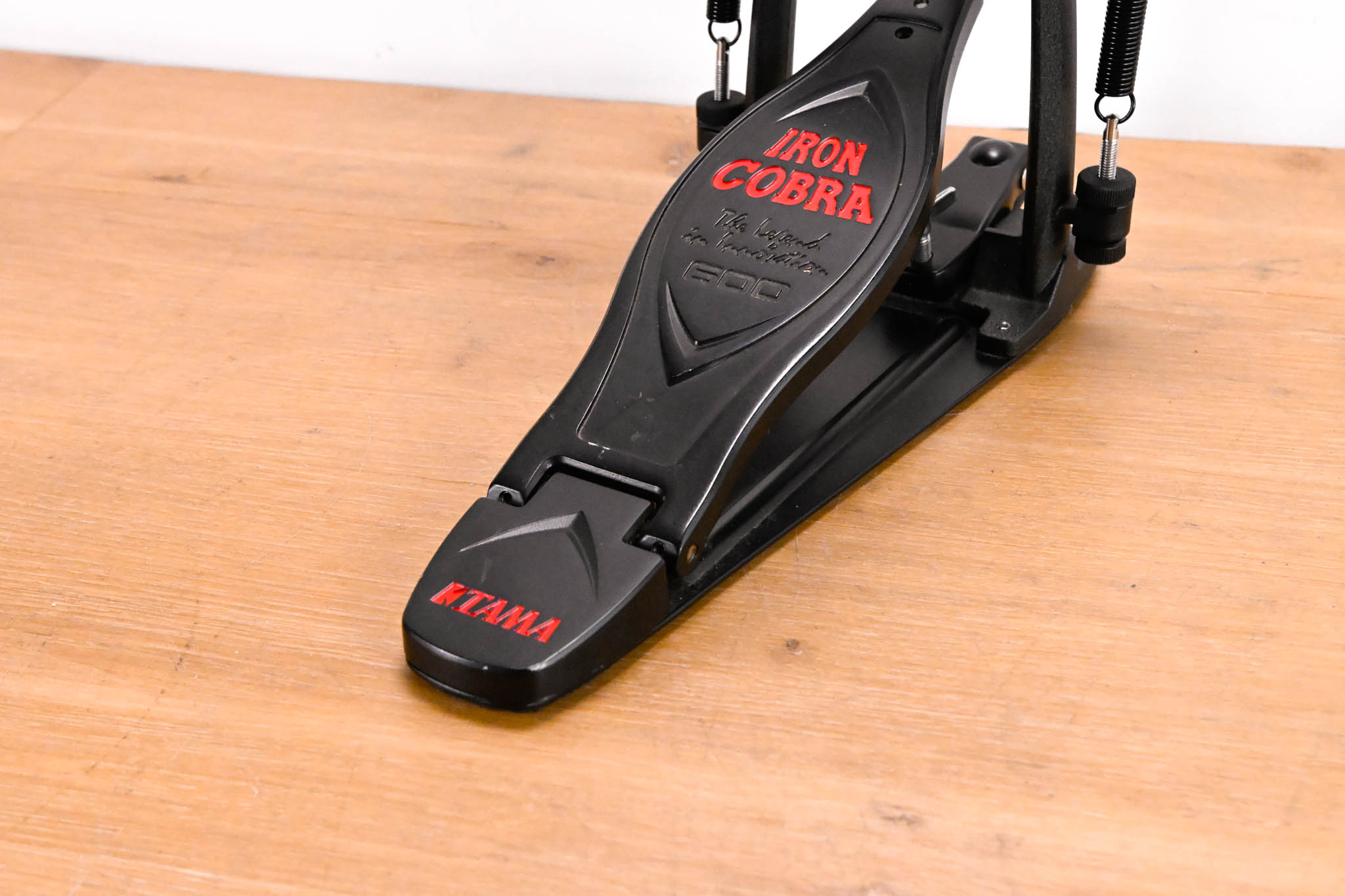 Tama Iron Cobra 600 Double Pedal Main/Right Kick Pedal - Black/Red