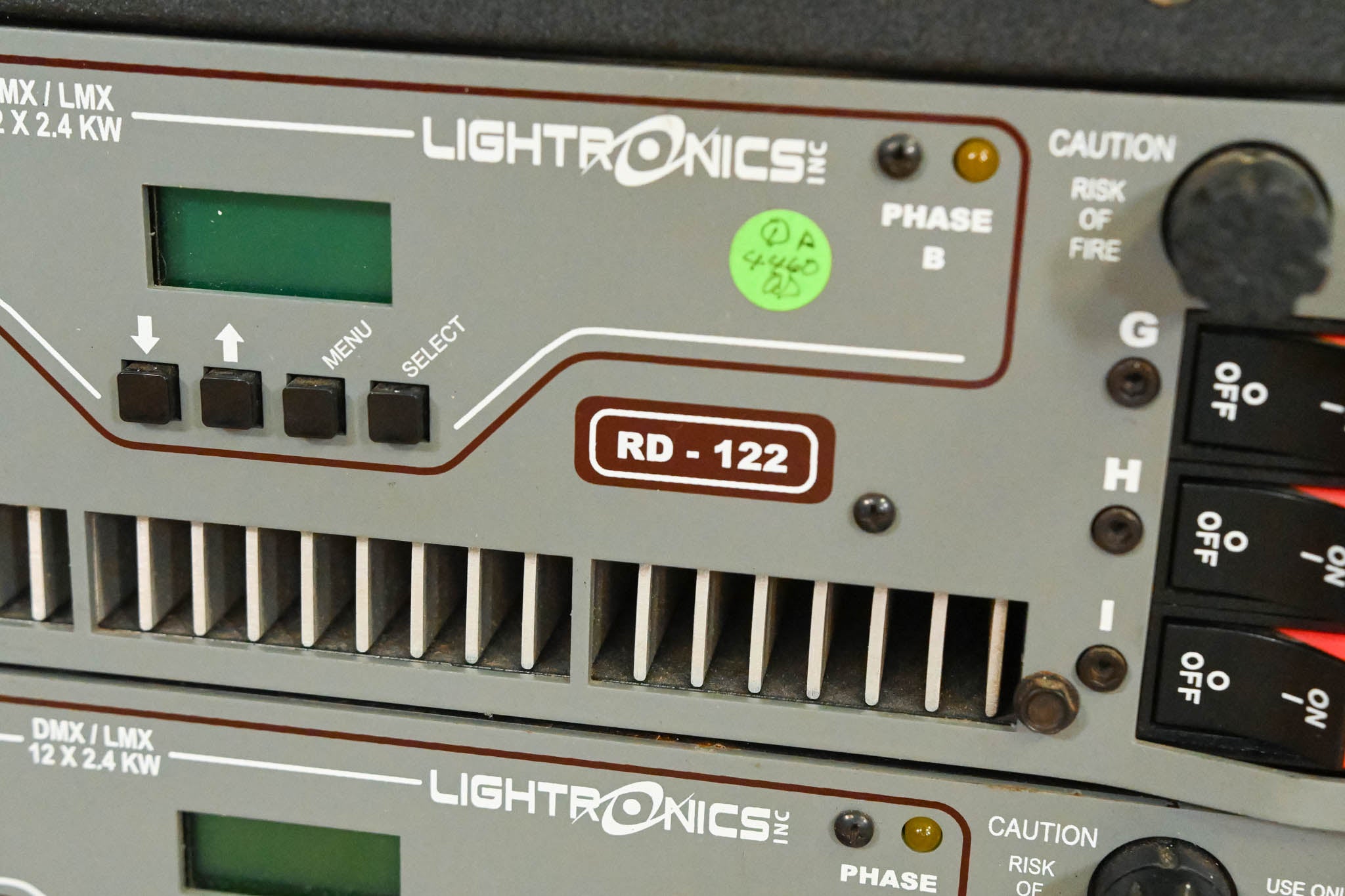 Lightronics 24-Channel Dimmer Rack with Road Case