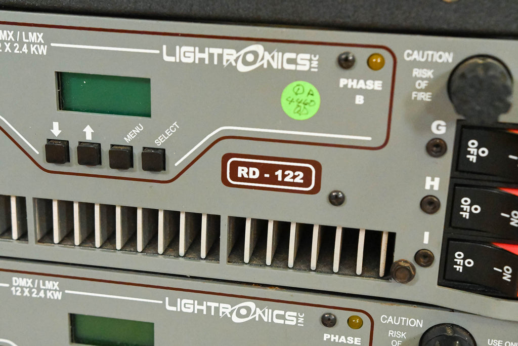 Dimmer Rack Light Lightronics 24-Channel Dimmer Rack with Road Case CG01QYD