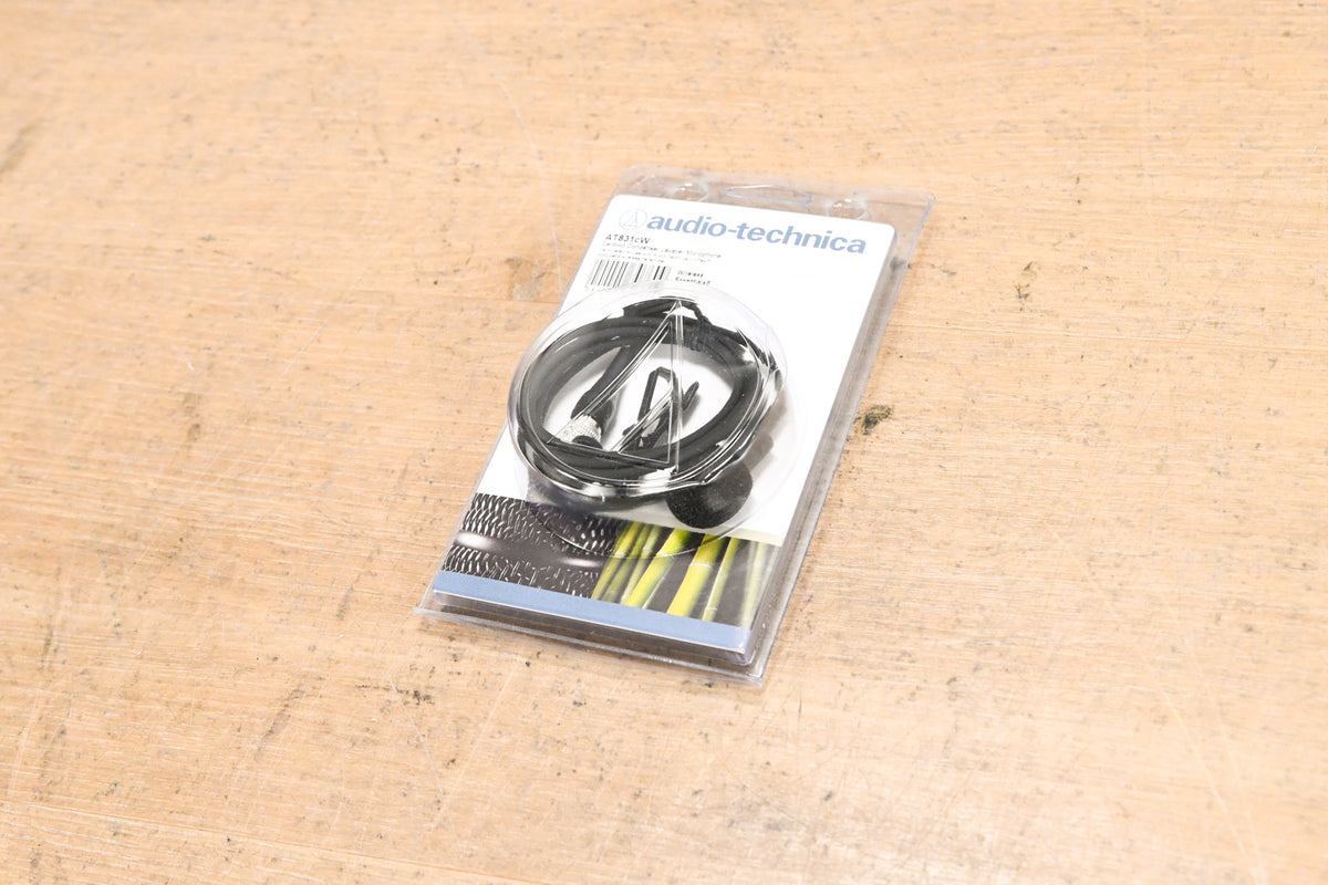 Audio-Technica AT831cW Cardioid Condenser Lavalier Mic w/ cW Connector