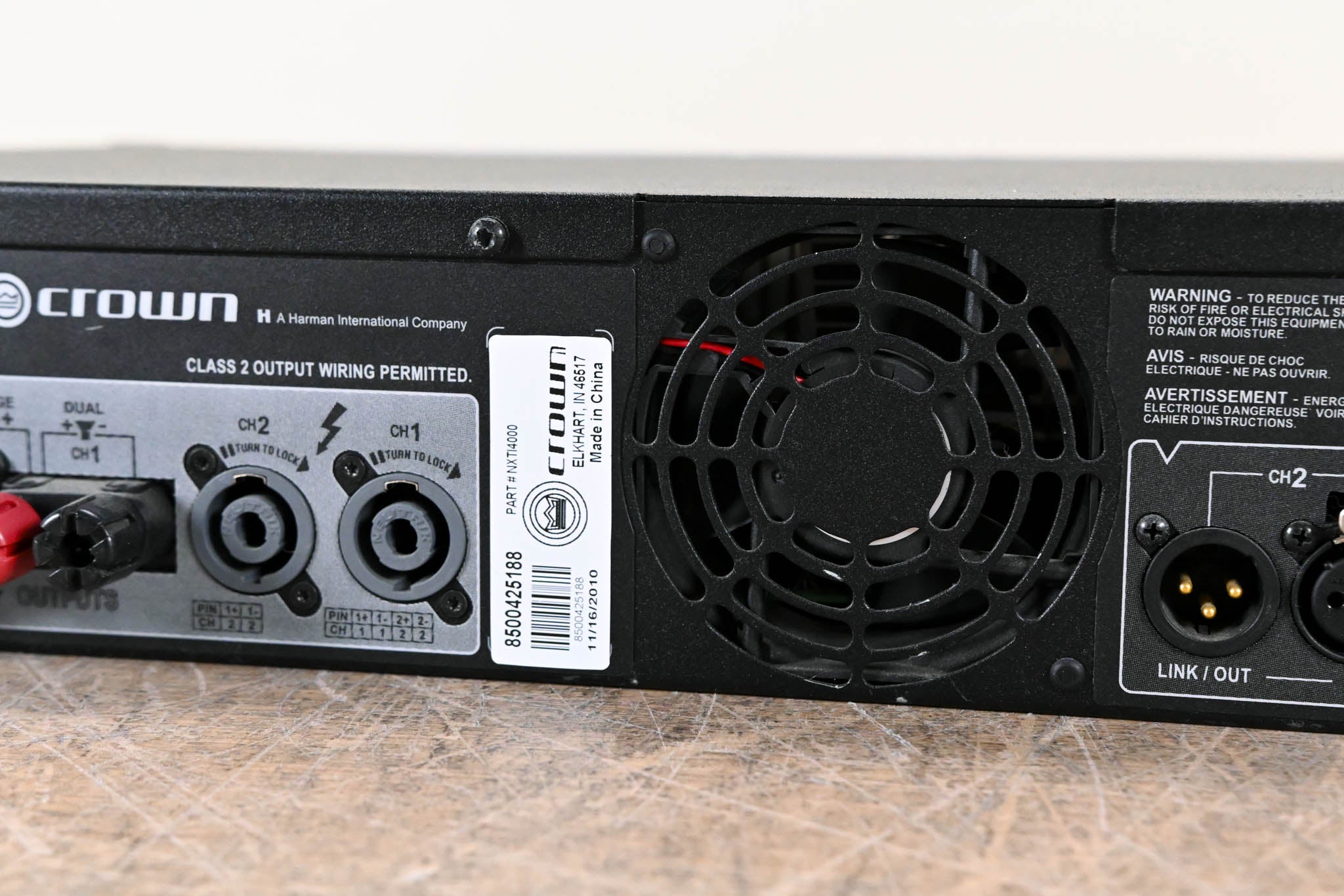 Crown XTi 4000 Stereo Power Amplifier with DSP