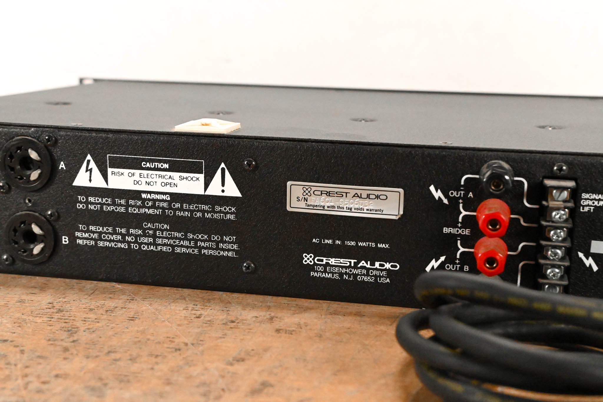 Crest Audio FA601 Stereo Power Amplifier