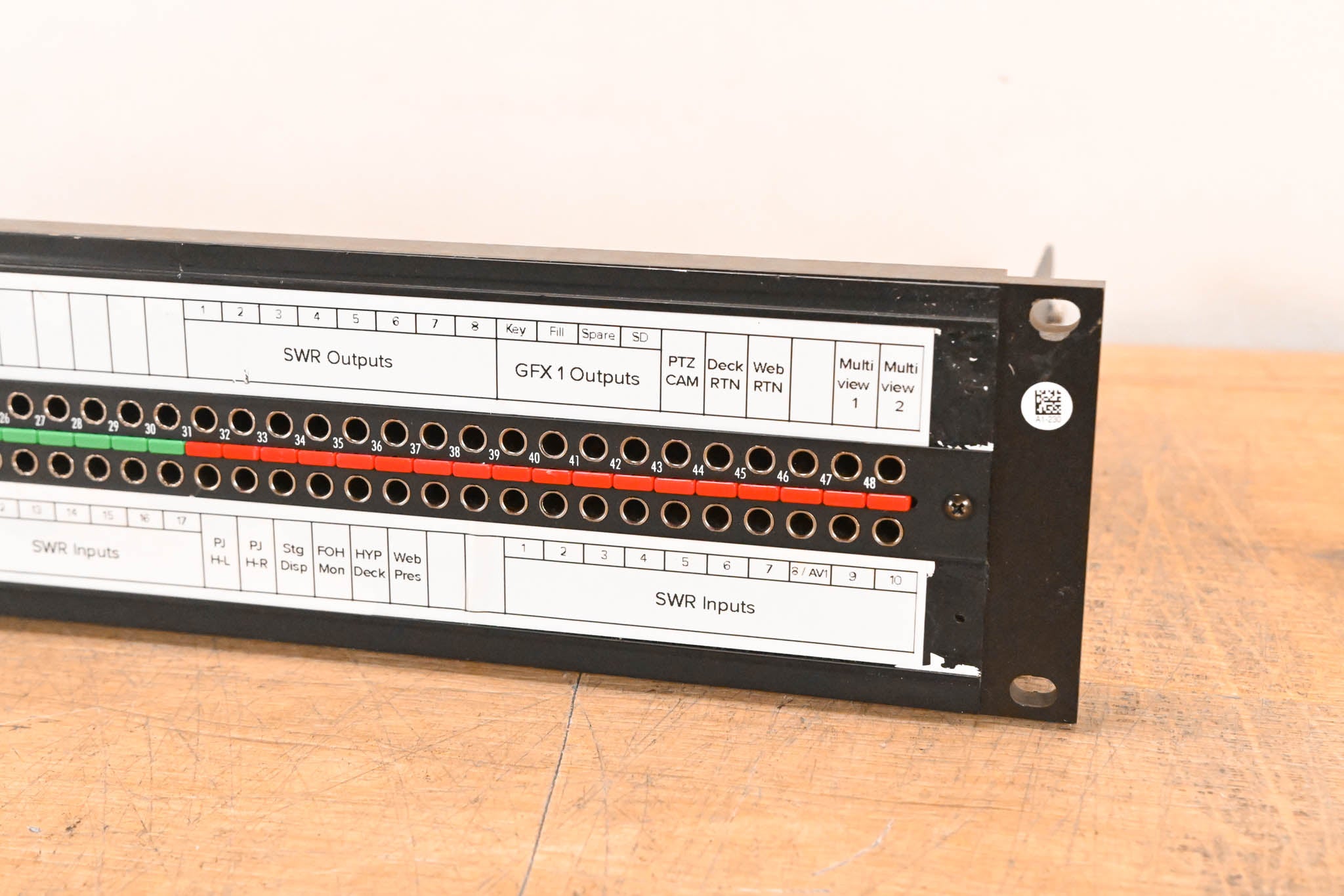AVP SuperHD Micro 3G Video Patchbay 2RU w/ KMN75, KM75 & EV-AJHN Modules