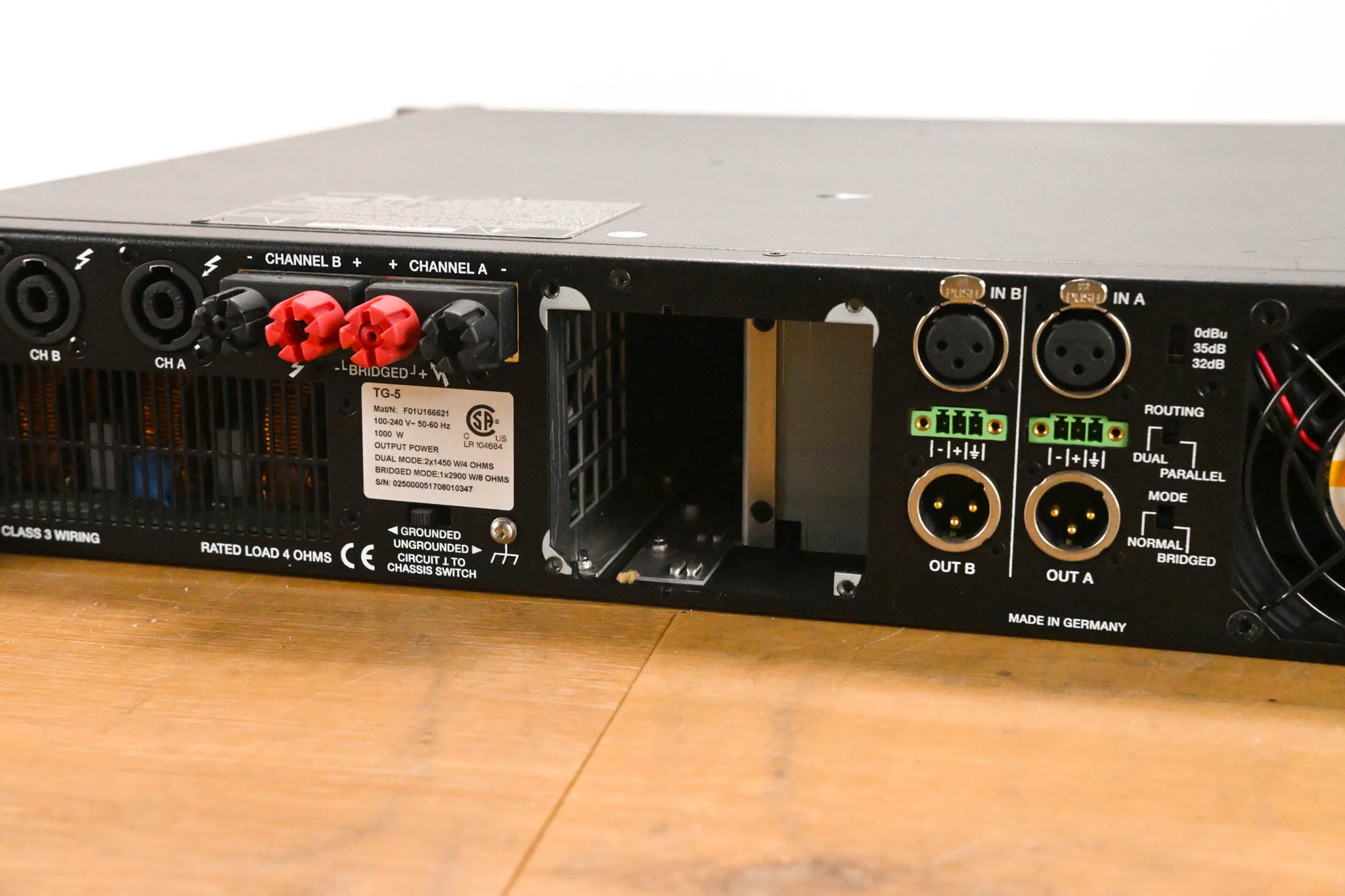 Electro-Voice (EV) TG-5 120V 2-Channel Tour Grade Power Amplifier